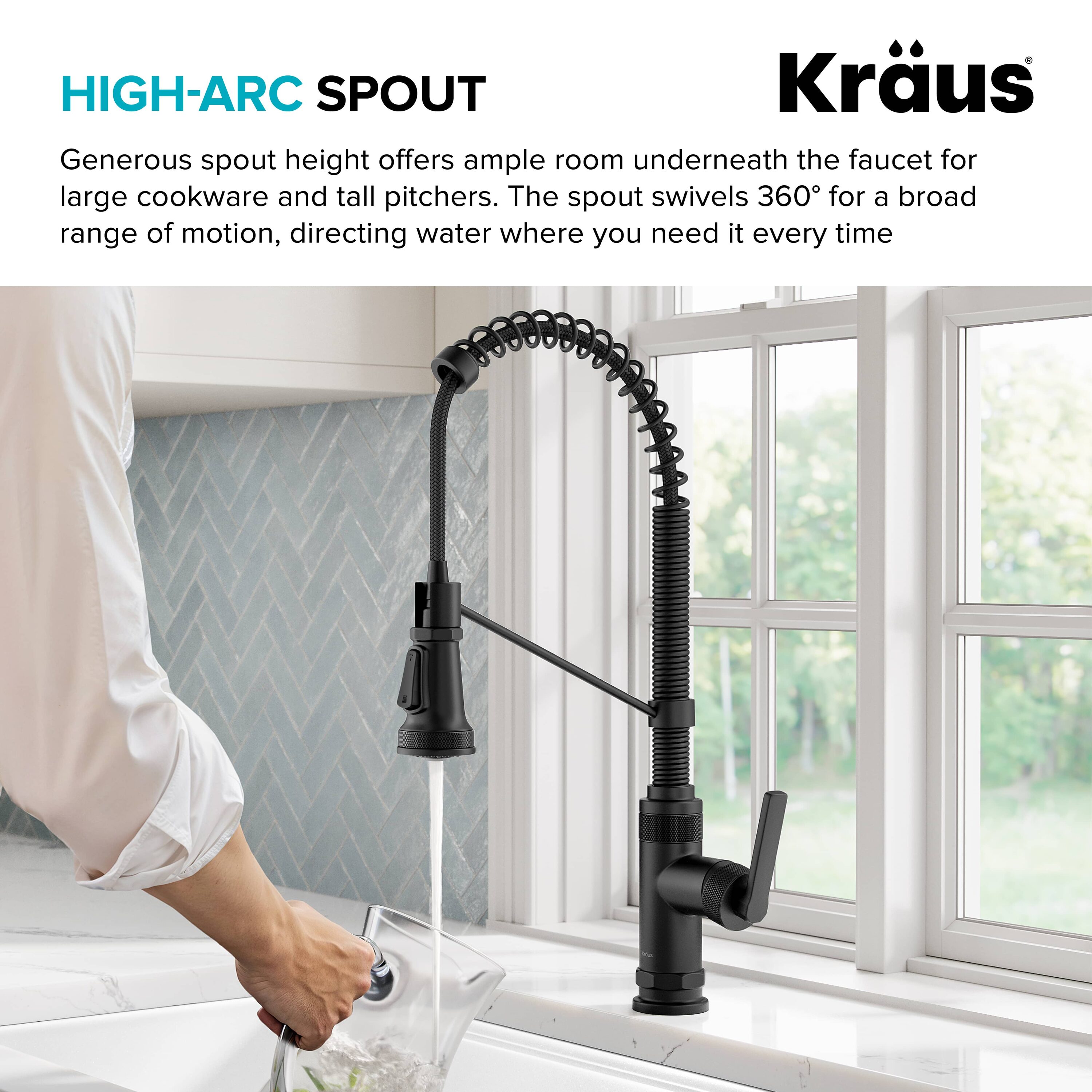 Kraus KPF-4110MB Kitchen-Faucets - View #7