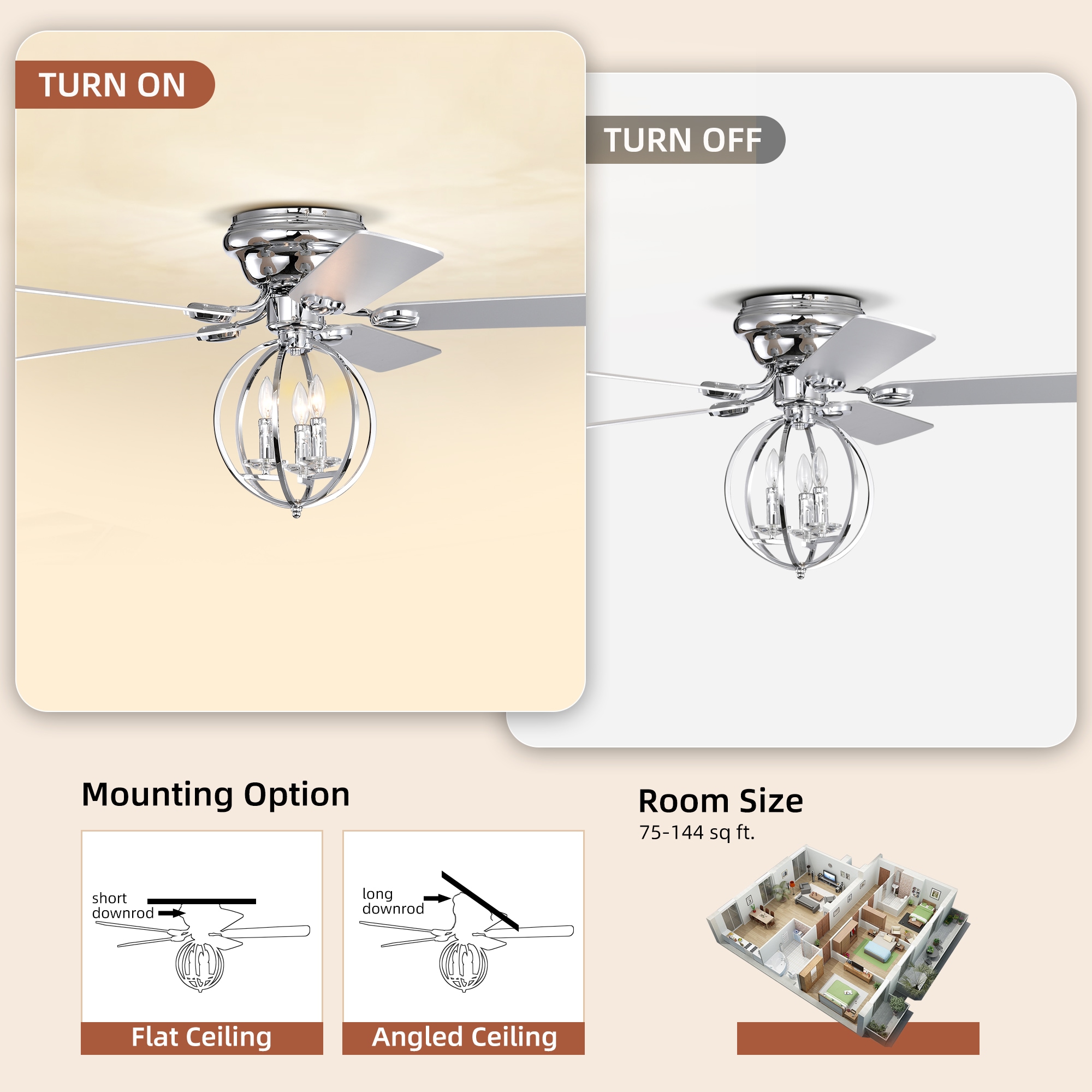 Flynama L-72856 Ceiling-Fans - View #6