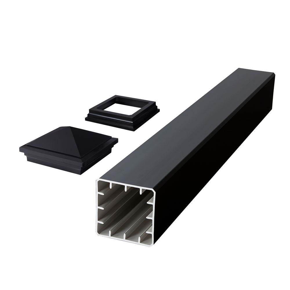 Fiberon POST SLV KIT 39 S BL Obsidian Composite Deck Post sleeve