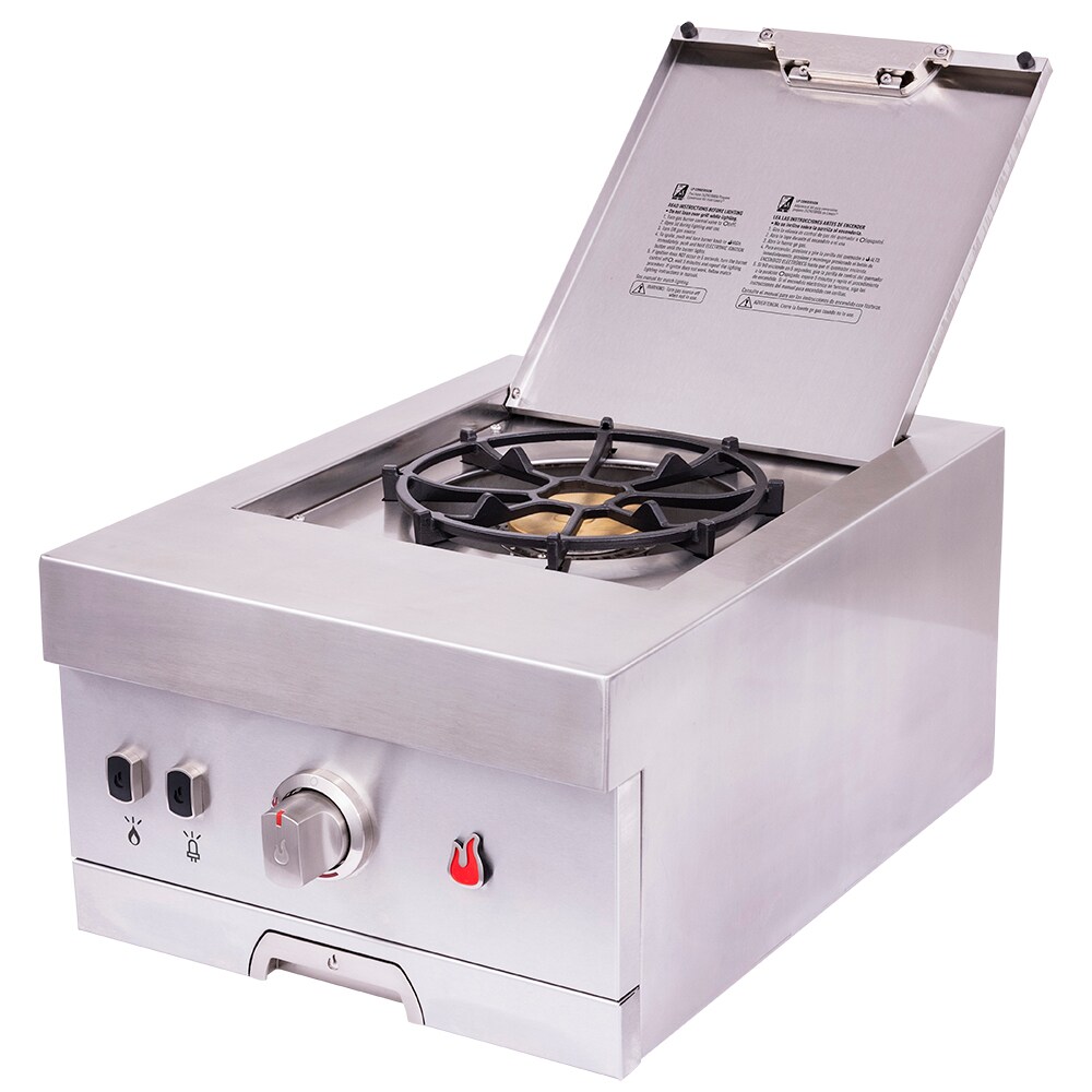 Char Broil Medallion Built In Grill Cabinet Propane Side Burner in