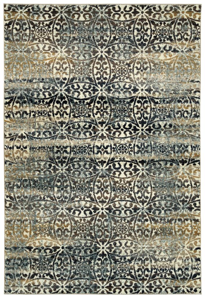 Kaleen MPS95-86-5376 Memphis 5 x 8 Indoor Distressed/Overdyed Mid-century Modern Area Rug
