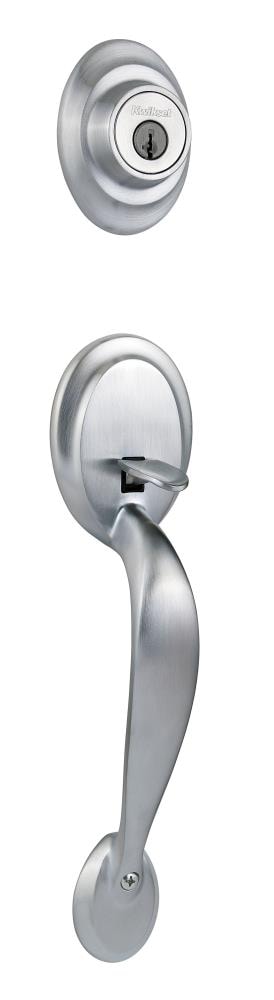 Kwikset 687DALIP-26DS.DS Satin Chrome Single-Cylinder Entry Door Exterior Handle with and SmartKey