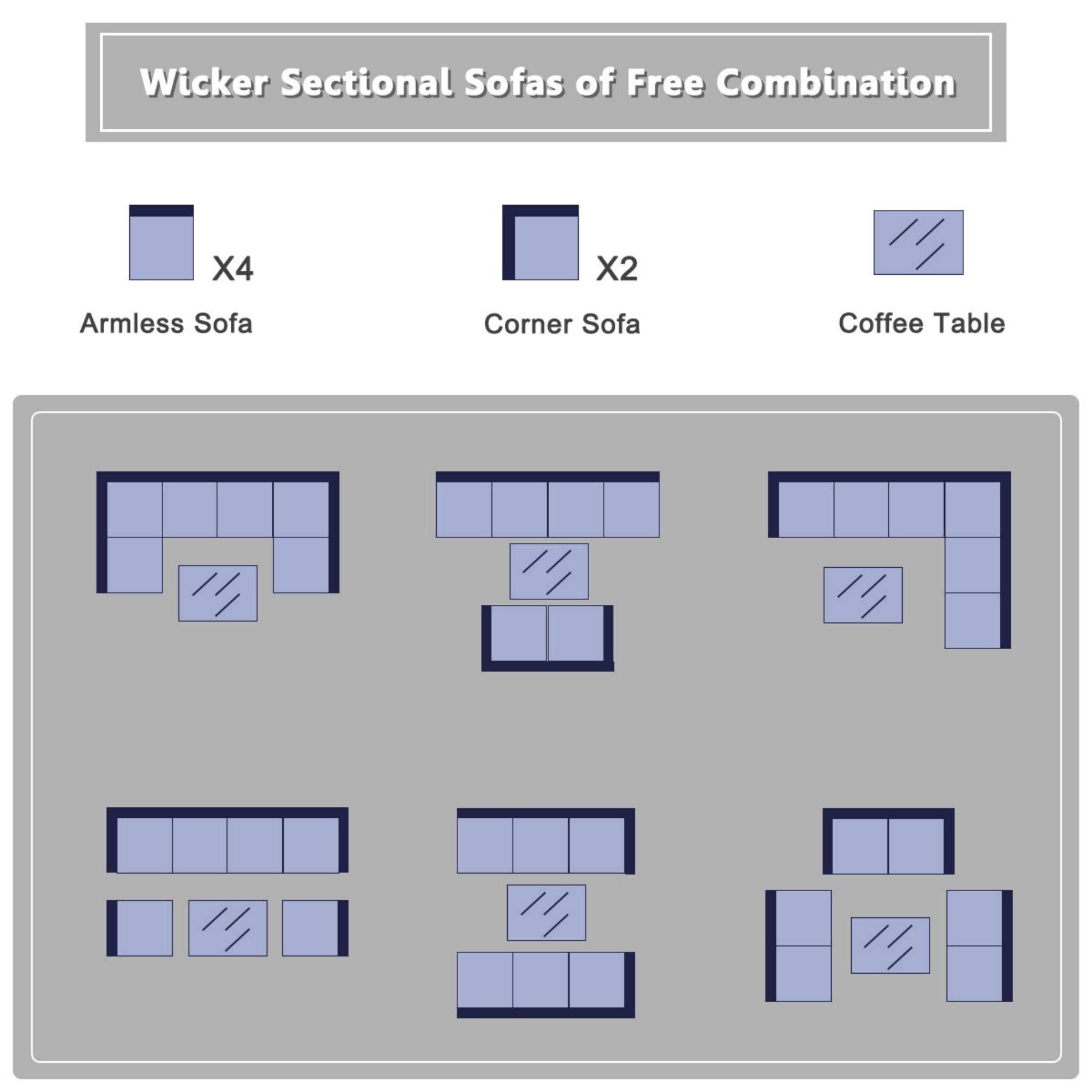 Poinic CWQ70659GR-X Patio-Conversation-Sets - View #3
