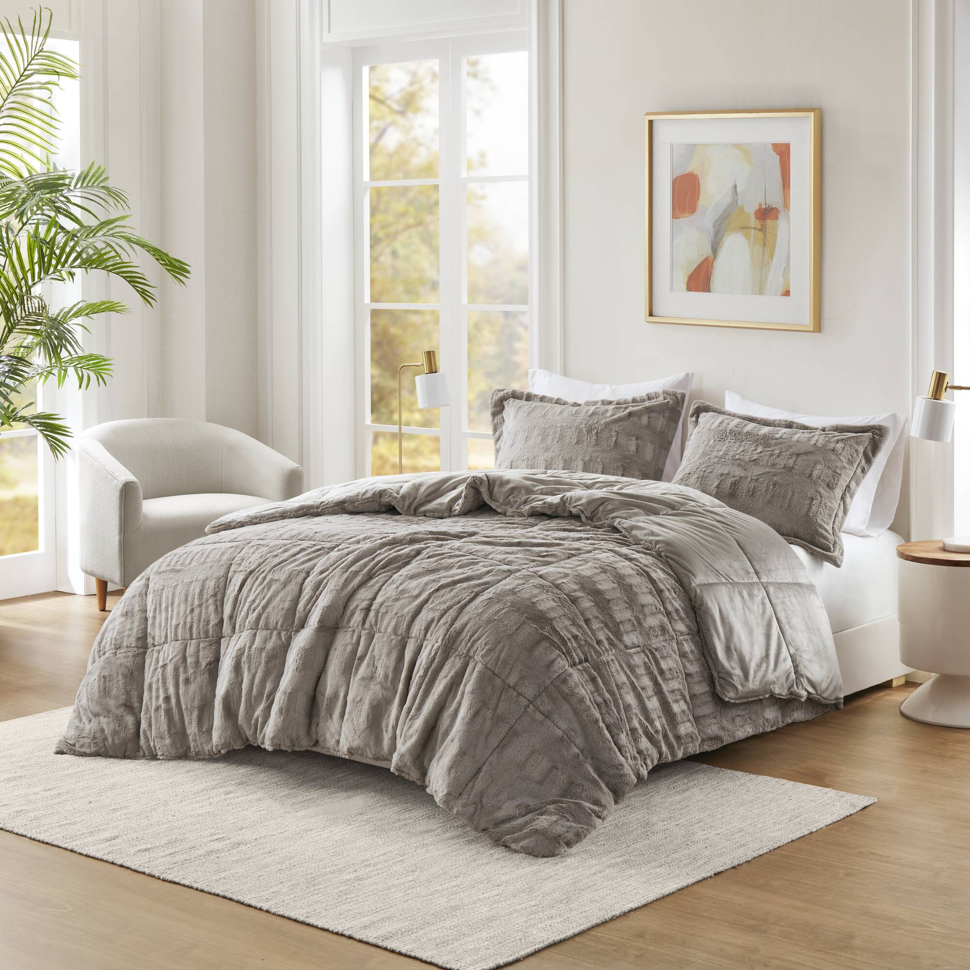 Madison Park MP10-8541 2 -Piece Gray Twin/Twin XL Comforter Set