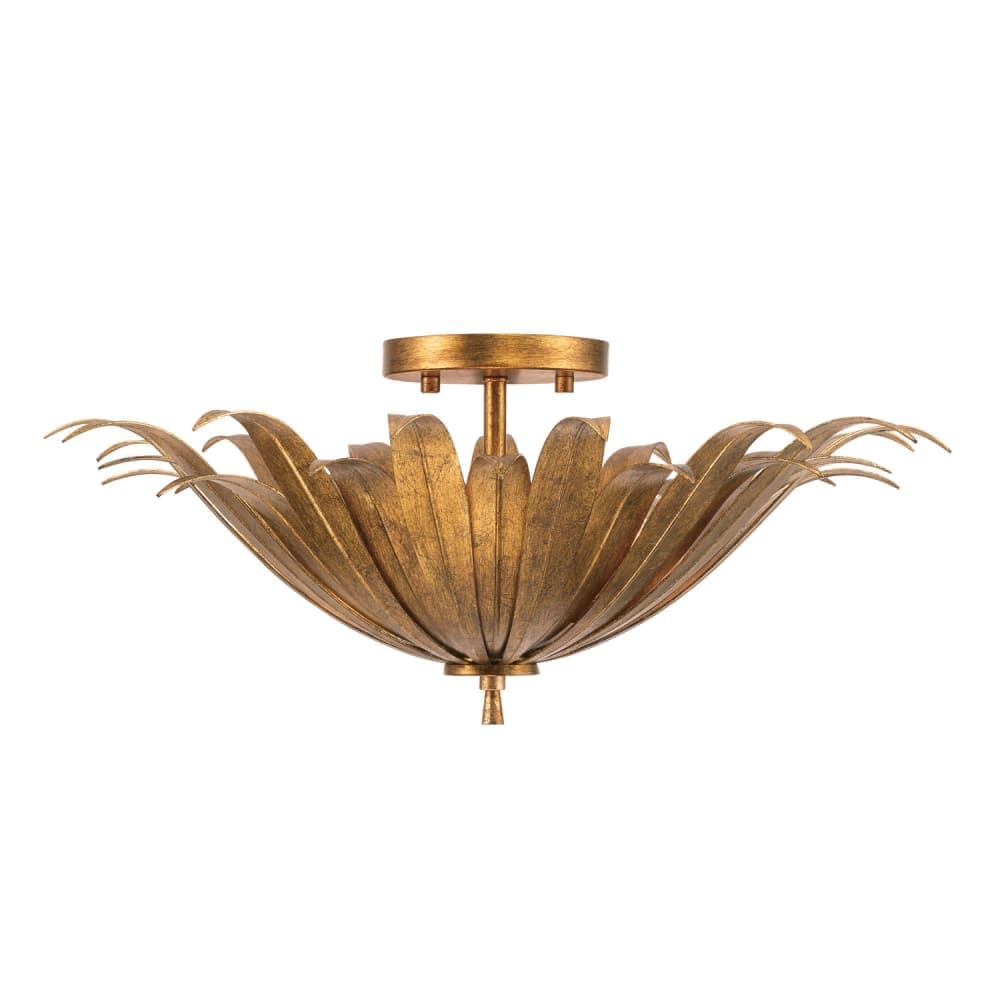 Capital Lighting  249531 Eden 3 Light 18 Inch Wide SemiFlush Bowl Ceiling Fixture