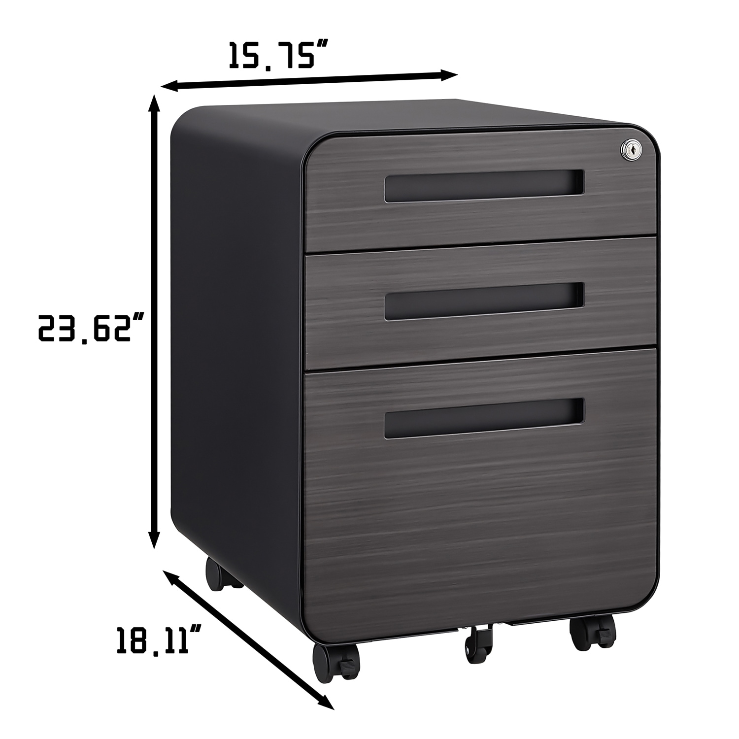 SINOFURN SYC030003BL Filing-Cabinets - View #4
