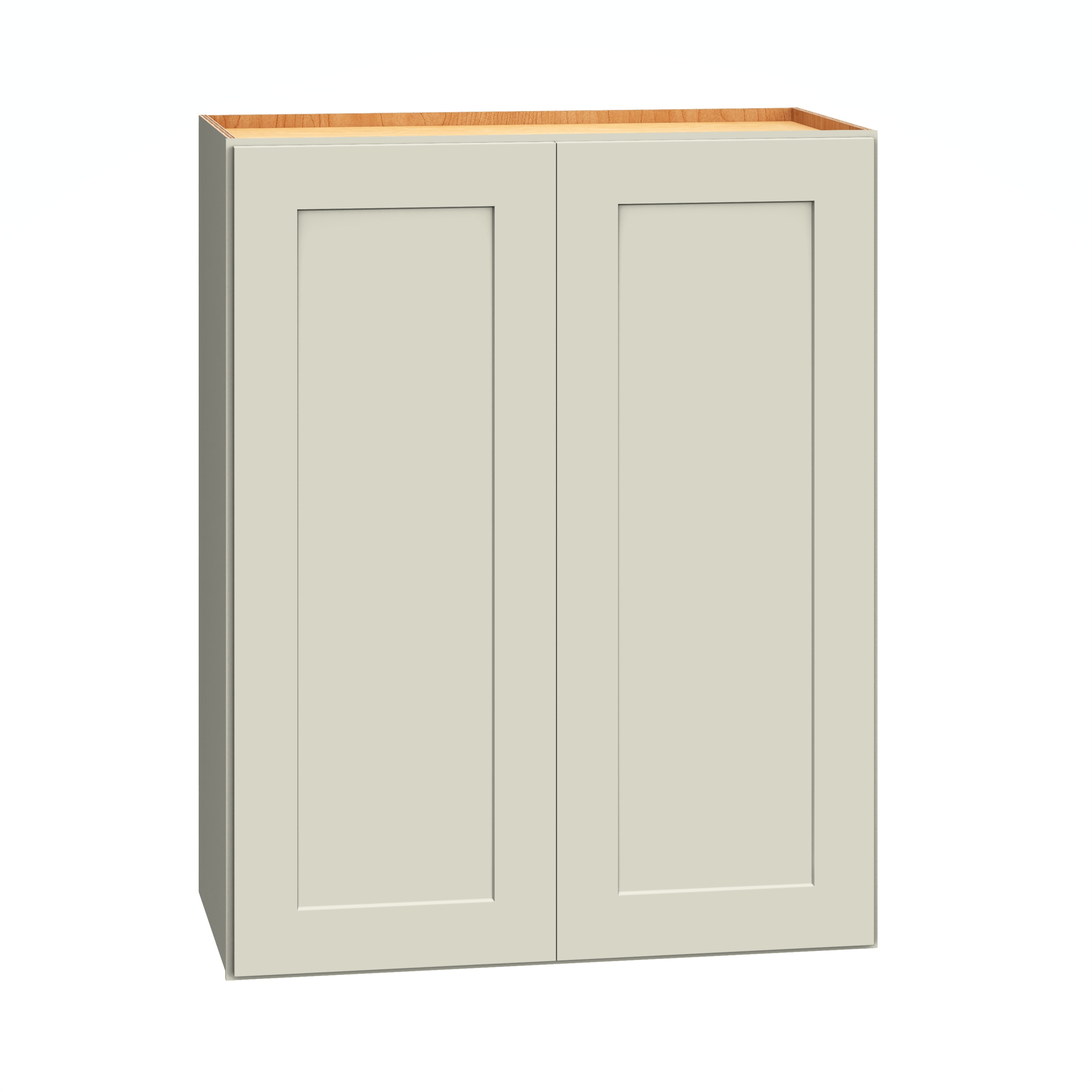 Diamond Express 61D-W2430 Jamestown 24-in W x 30-in H x 12-in D Icy Avalanche Wall Fully assembled Plywood Cabinet (Recessed Panel Shaker)
