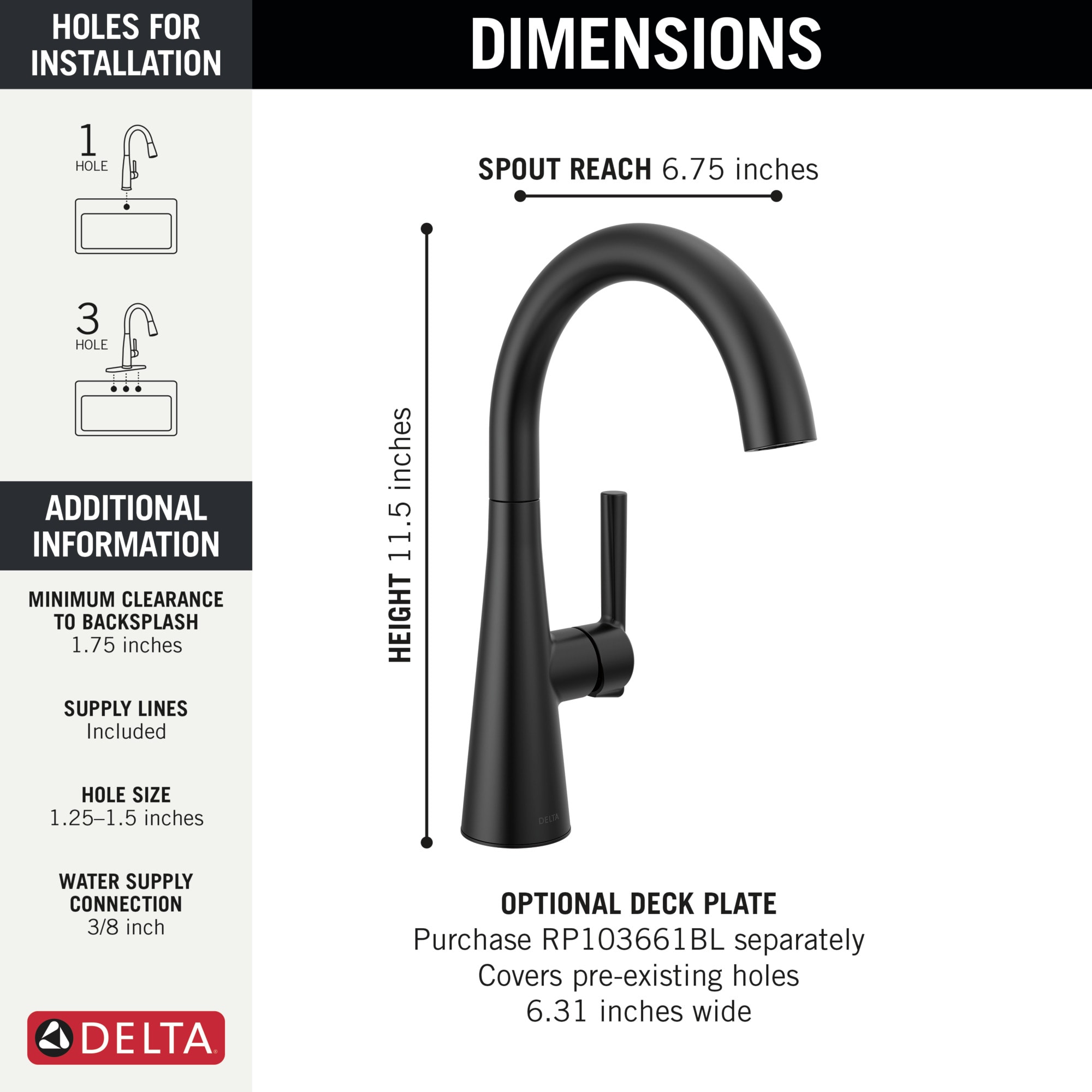 Delta 14882LF-BL Kitchen-Faucets - View #4