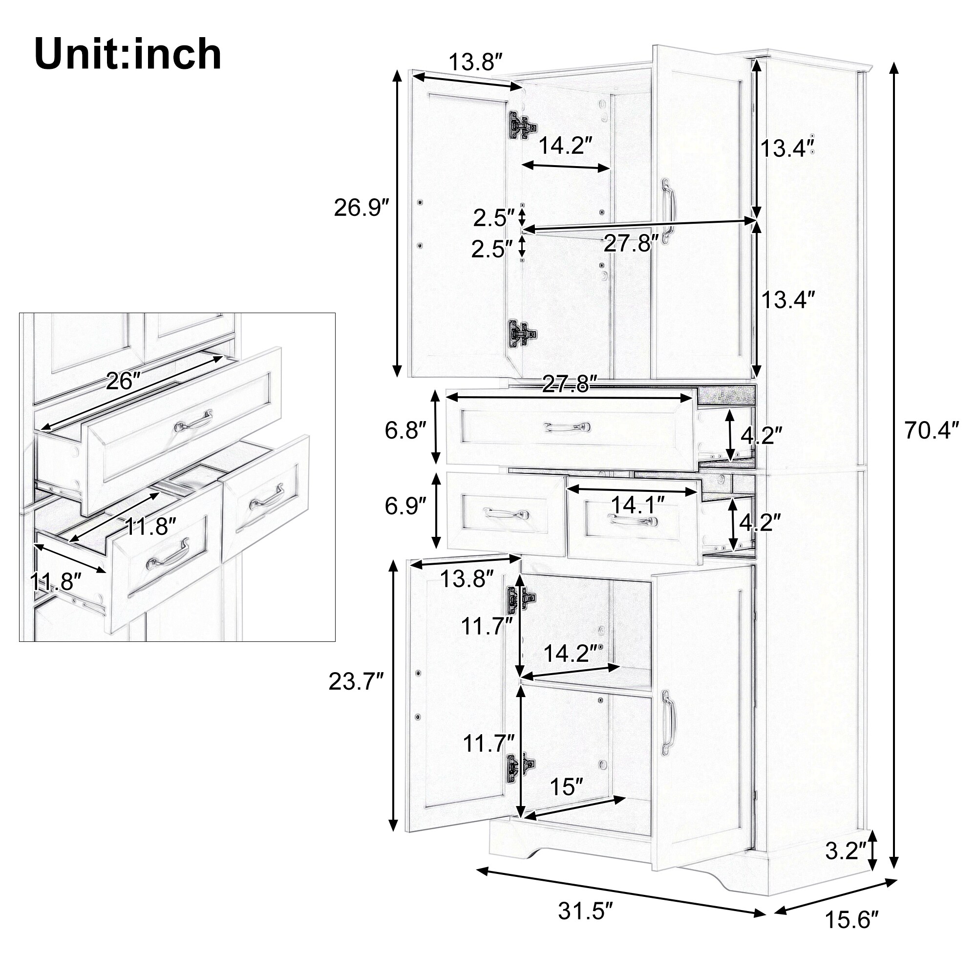 MiniEpic OLC-01 Linen-Cabinets - View #4