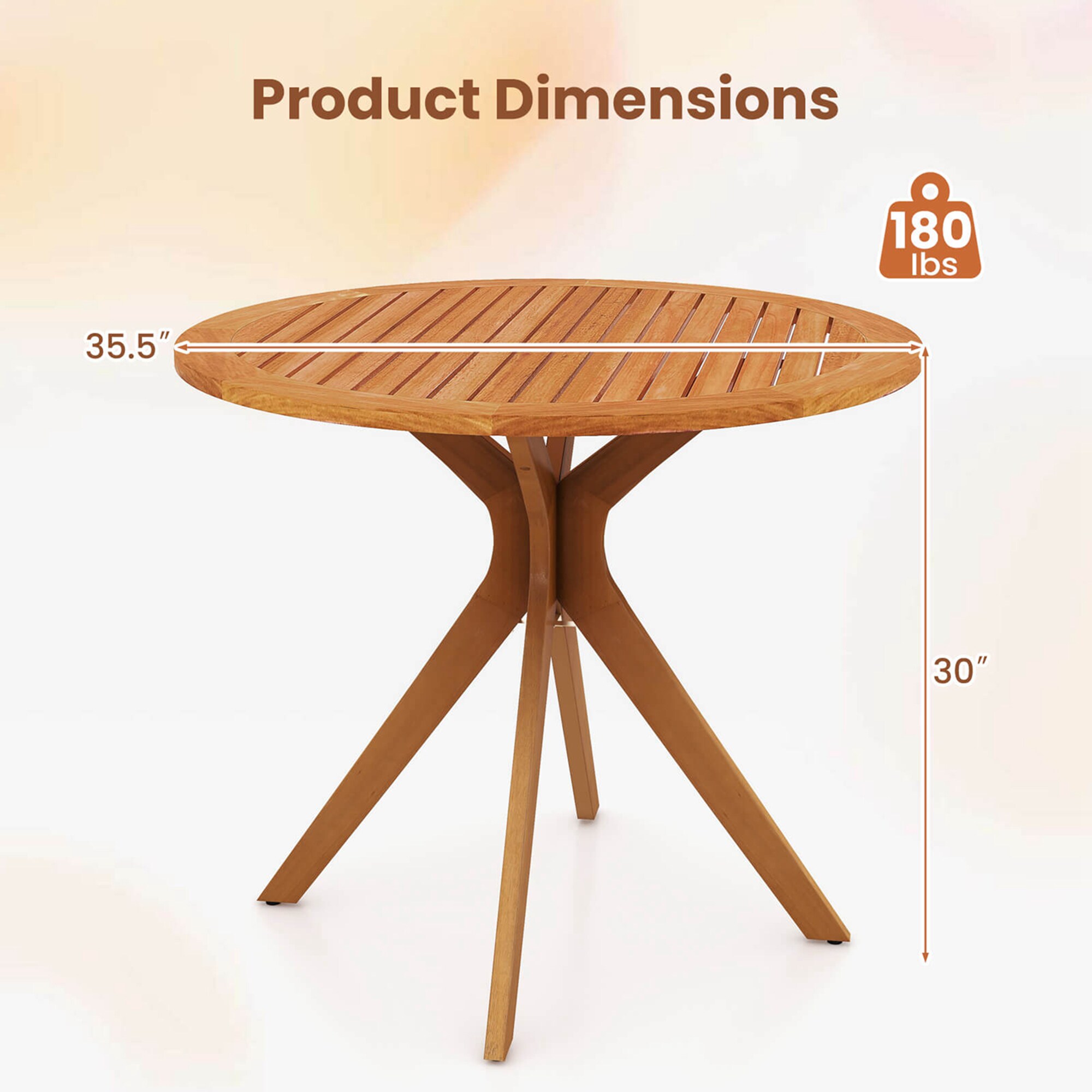 Costway HCST03763 Dining-Tables - View #2