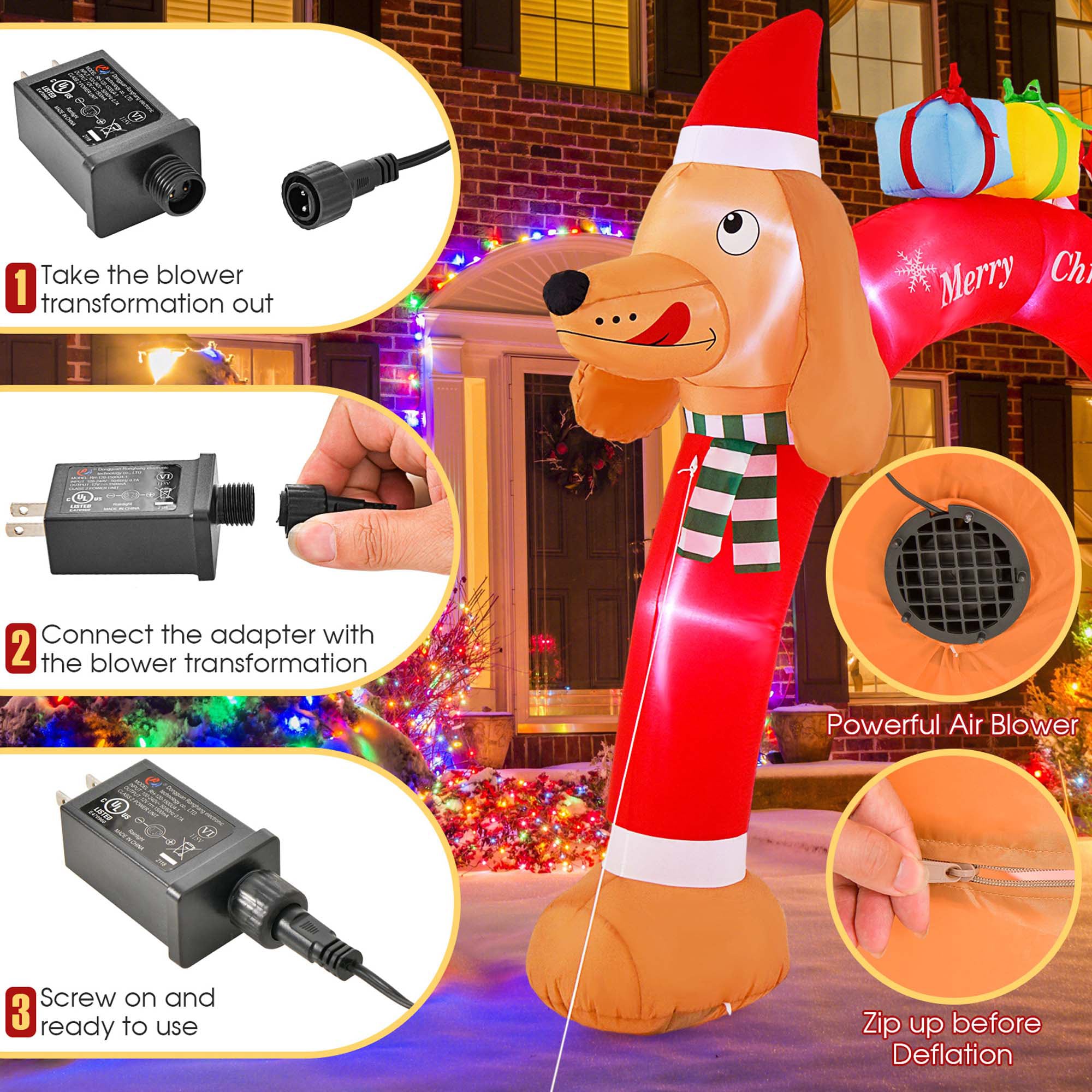 Costway LWS00806 Christmas-Inflatables - View #4