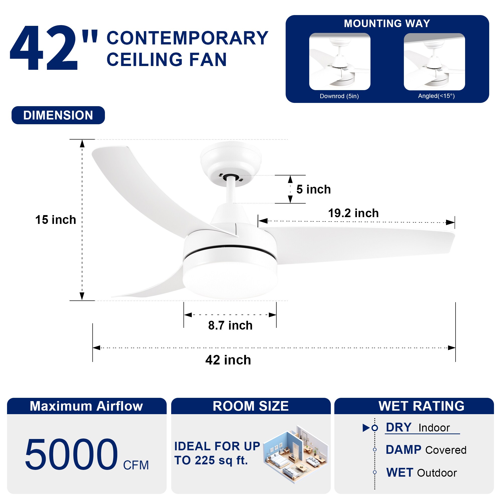 YUHAO LSDC1053WH422 Ceiling-Fans - View #5