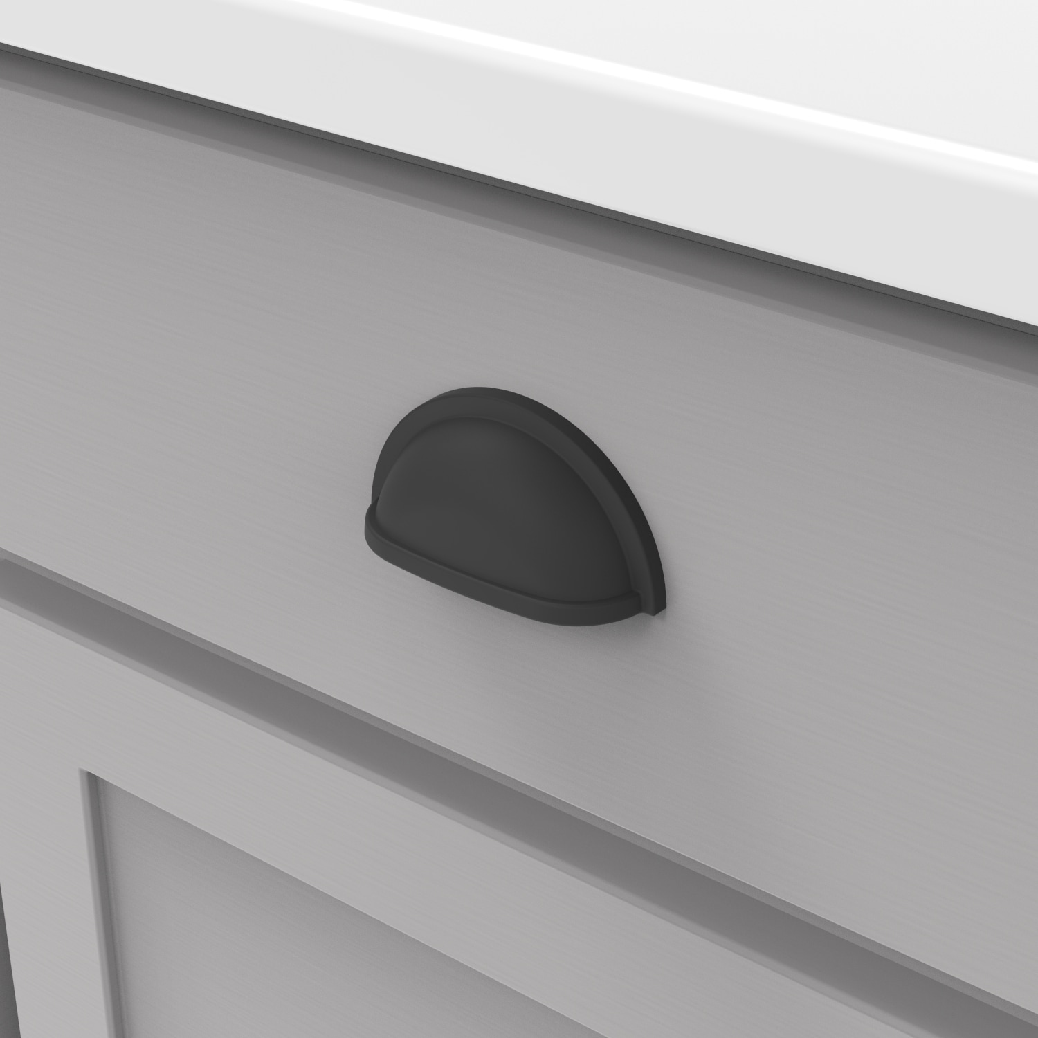 Hickory Hardware P3055-10B Cabinet-Pulls - View #3