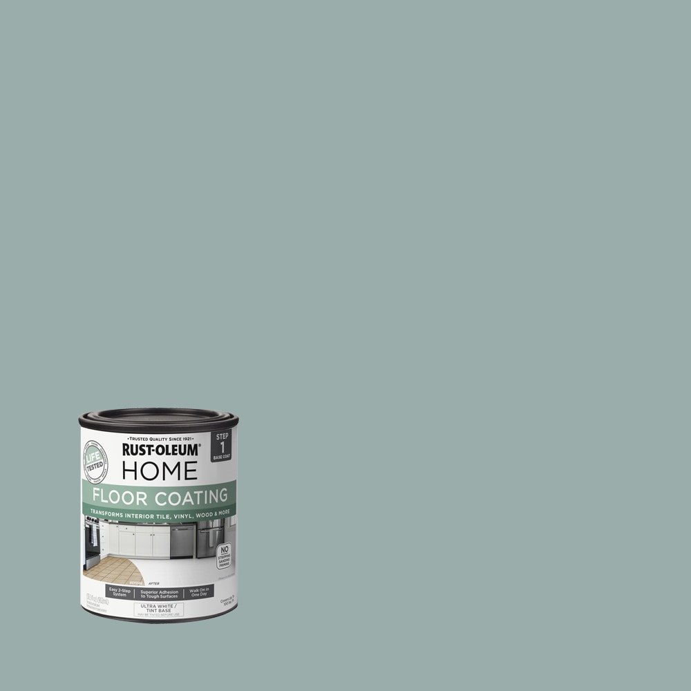 Rust-Oleum 363123T Home Floor Coating River Mist Matte Interior Porch and Floor paint ( 1-quart )