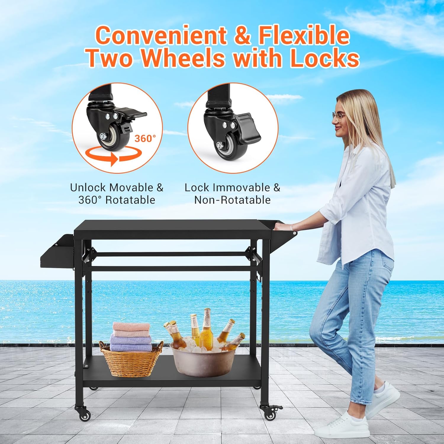 IdealHouse CEI-RG1X-H89TKMH3DN Grill-Carts-Grill-Stands - View #3