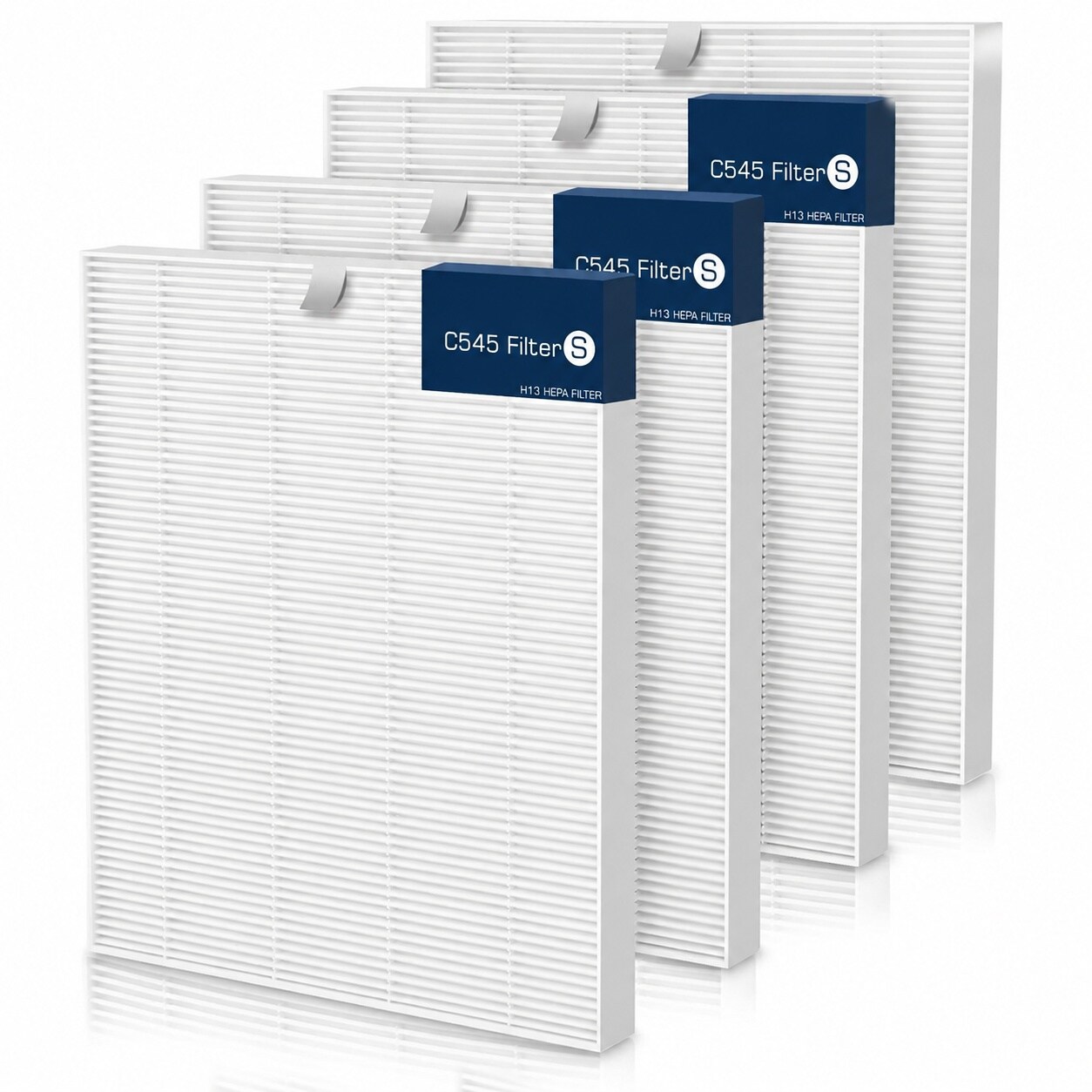 AOIZGMY  C545 True high-efficiency compatible filter pack S Compatible with C545 Model 1712-0096-00 and 2522-0058-00 H13 High Efficiency Pack of