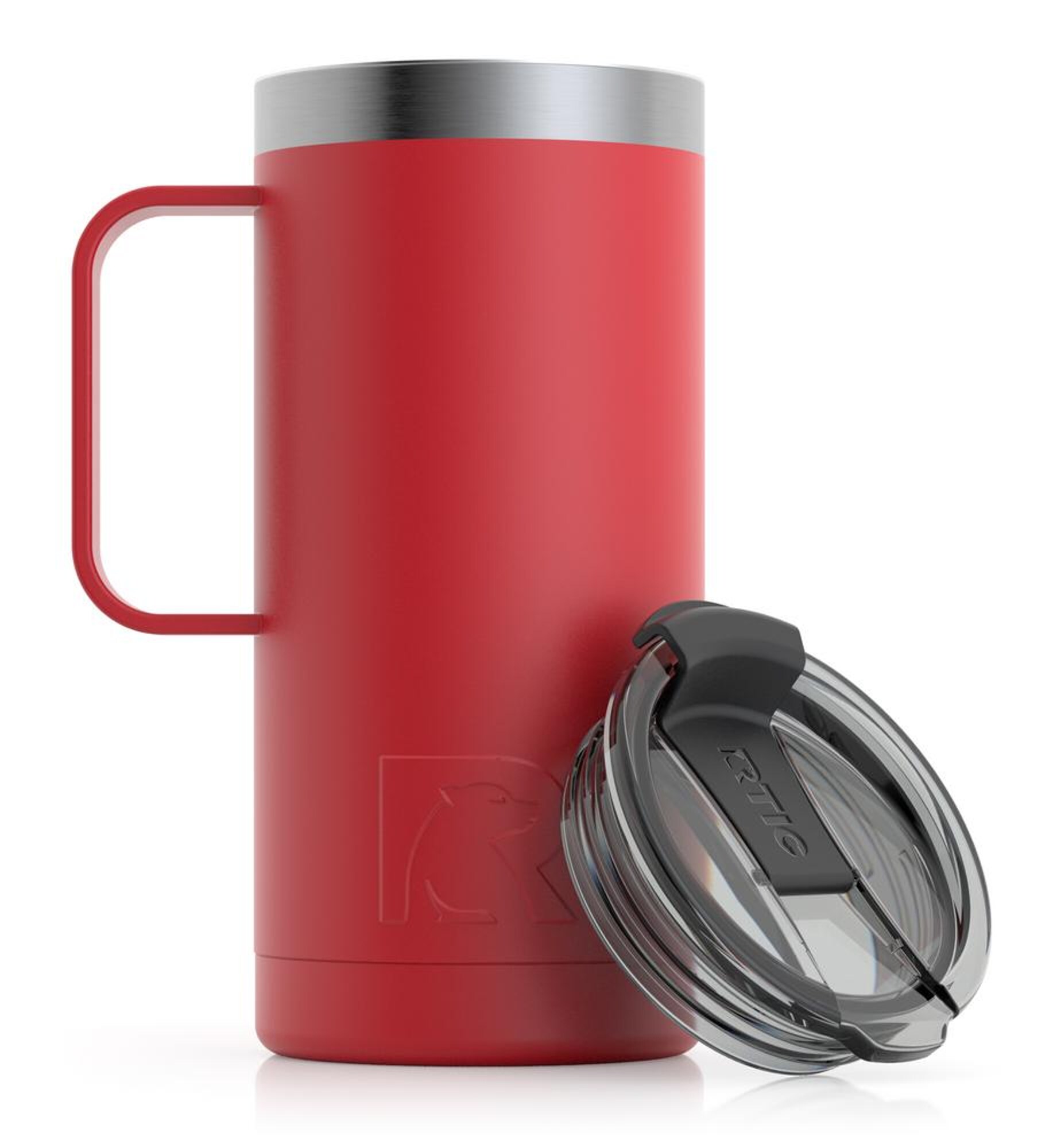 Rubbermaid Flip Lid Vacuum Insulated Travel Mug, 16 oz, Black