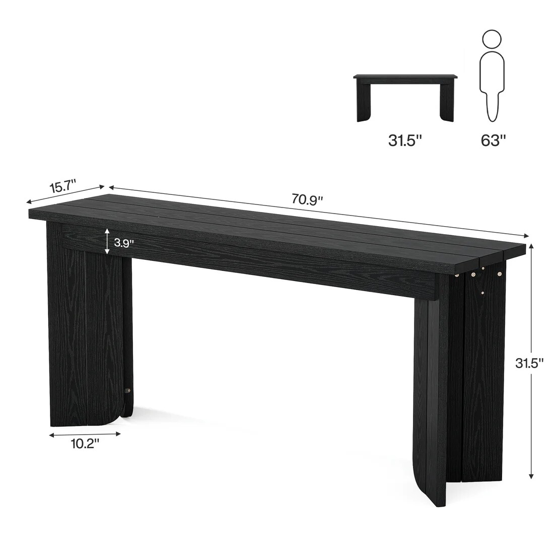 Vynxaria LS0505-397163832 Console-Sofa-Tables - View #3