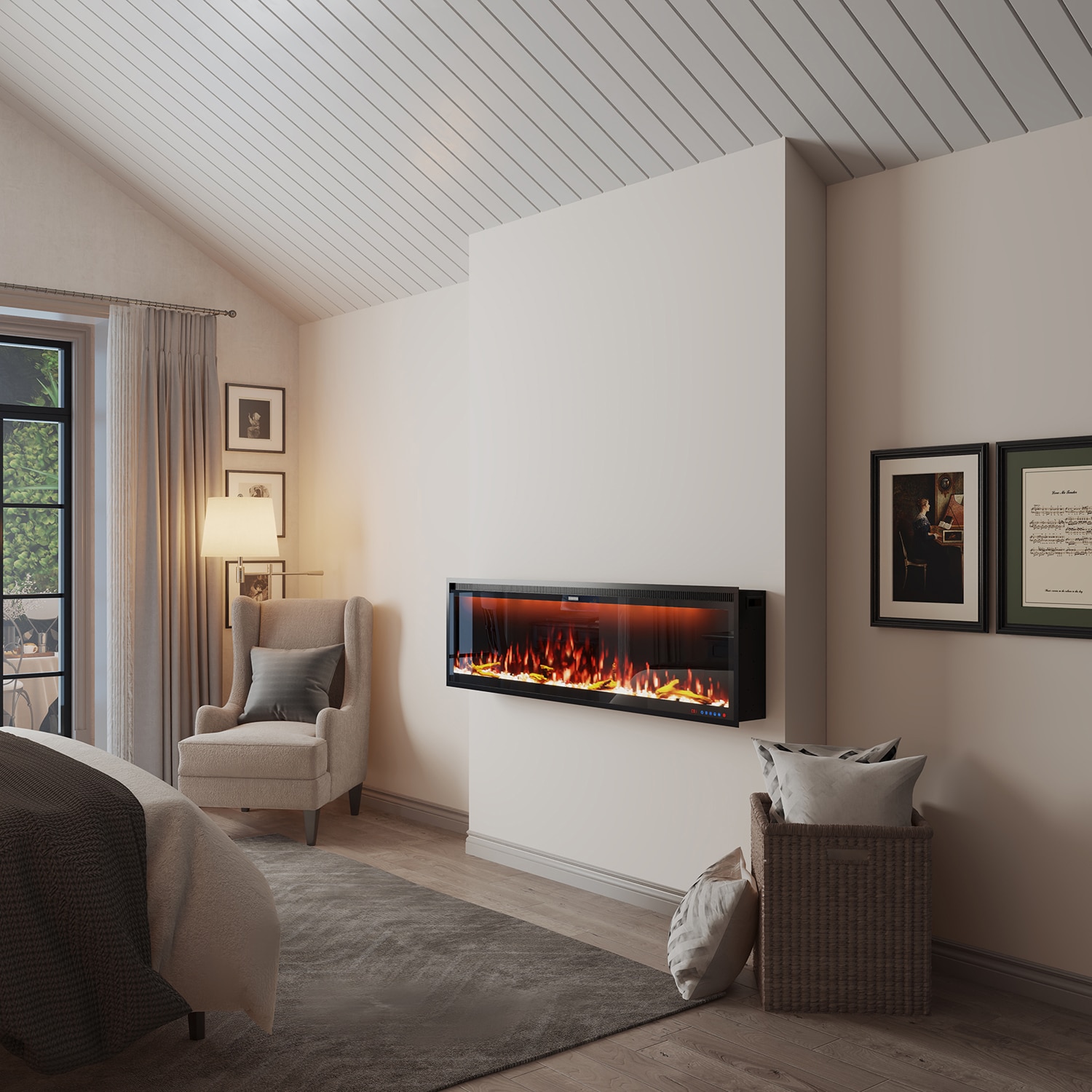 Mondawe MO-BI60Z Electric-Fireplaces - View #3