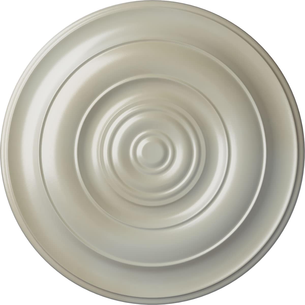 Ekena Millwork CM18NIFBS Niobe 18-in W x 18-in L Painted Flash Blue Polyurethane Whole Ceiling Medallion