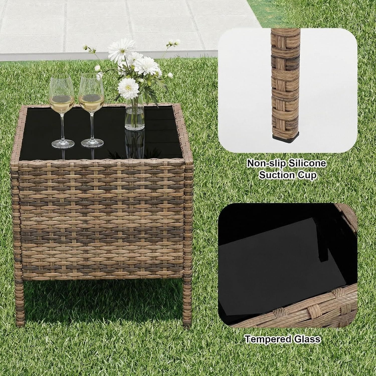 GAOMON LSPPJOK-RITGN21VLP Patio-Conversation-Sets - View #7