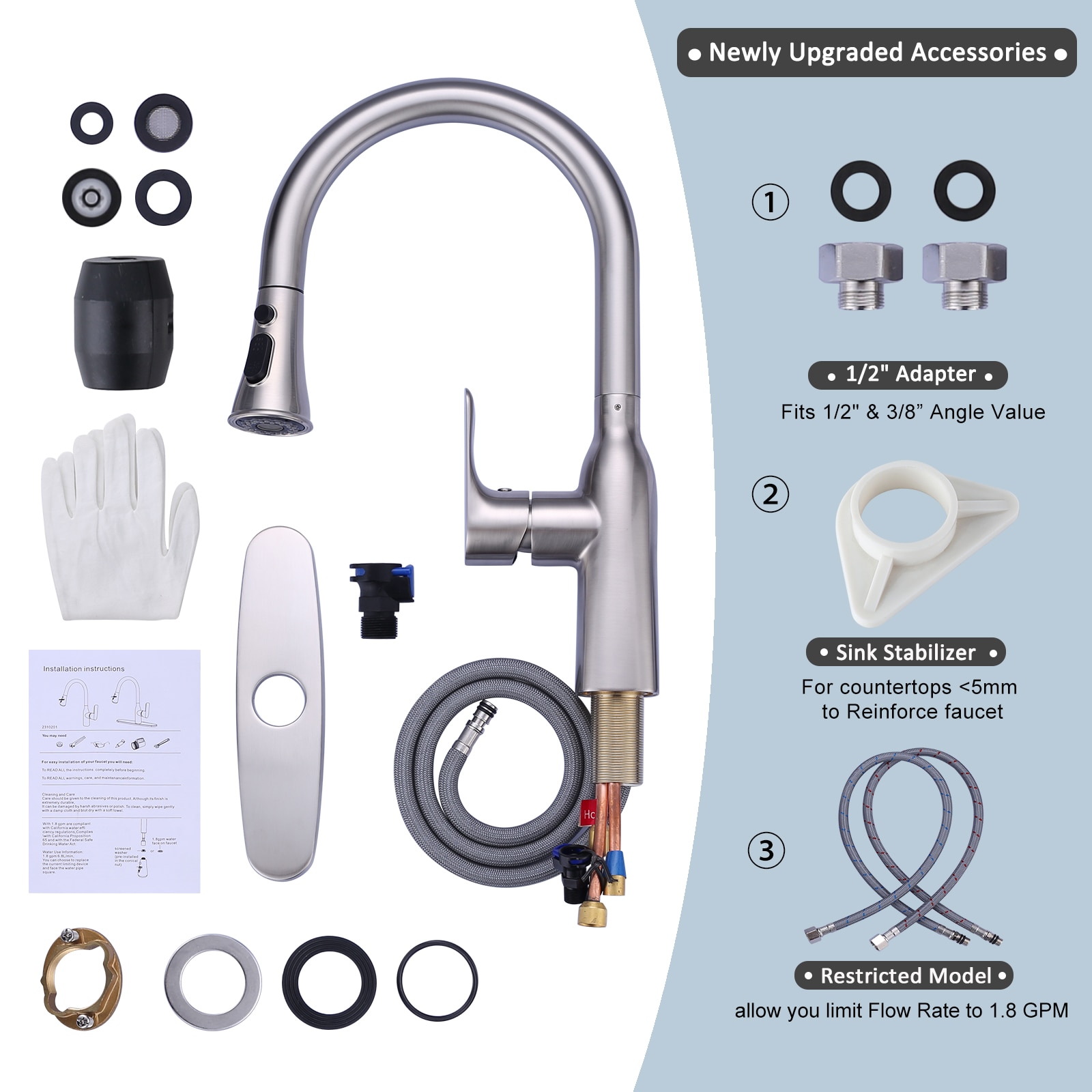 WOWOW 2310201-LW Kitchen-Faucets - View #6