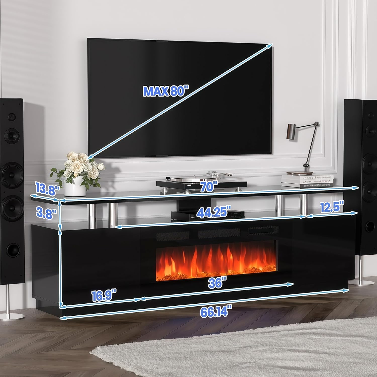 Qeetex 629833070914 Electric-Fireplaces - View #6
