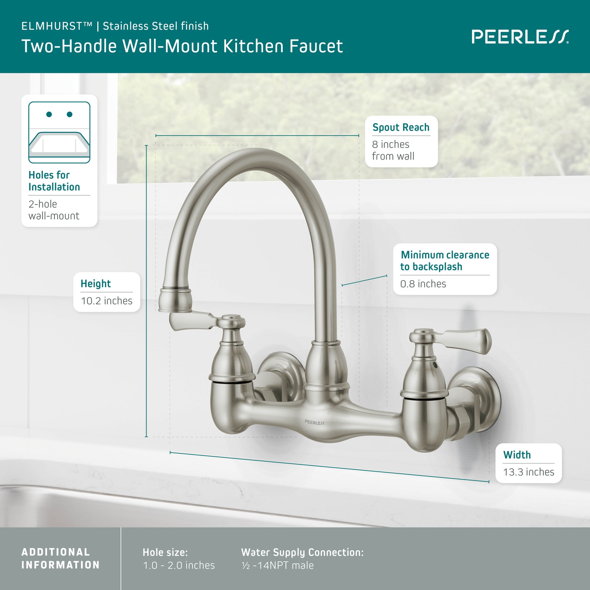 Peerless P2765LF-SS Kitchen-Faucets - View #3
