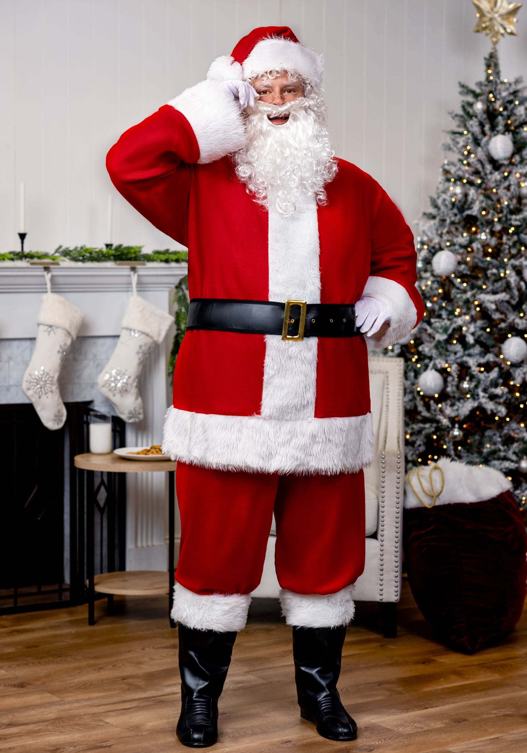 HalloweenCostumes.com FUN1846PL-4X Santa-Suits - View #2