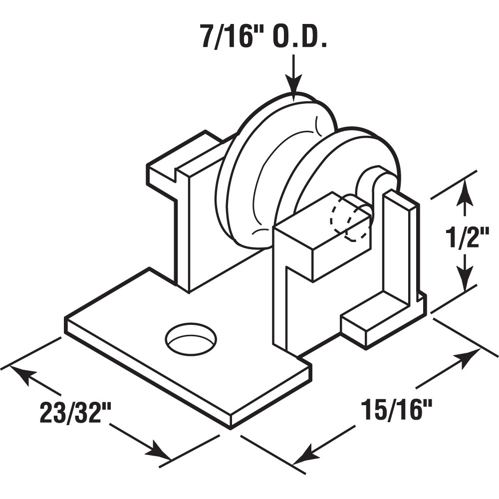 Prime-Line G 3106 Horizontal-Sliding-Window-Rollers - View #2