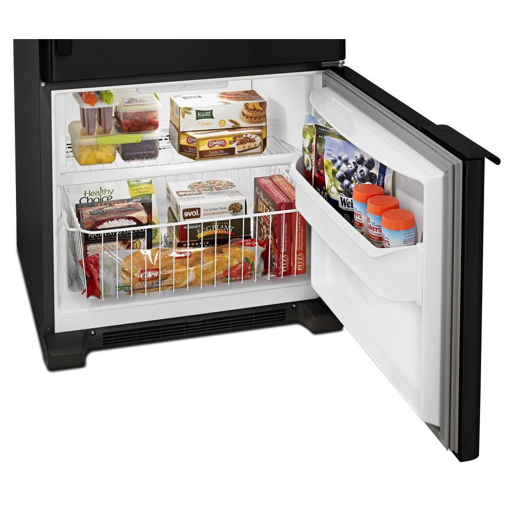 Amana 18.6-cu Ft Bottom-Freezer Refrigerator (Black) ABB1921BRB At ...