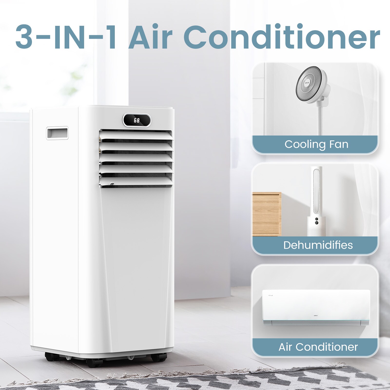 COWSAR LSA4210AC8K Portable-Air-Conditioners - View #3