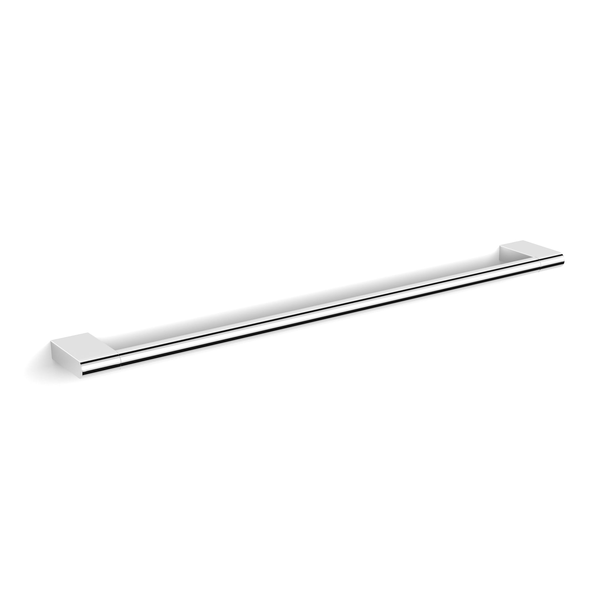 WS Bath Collections ICE WSBC 29010 CR Ice 18-in Polished Chrome Wall mount Single Towel Bar
