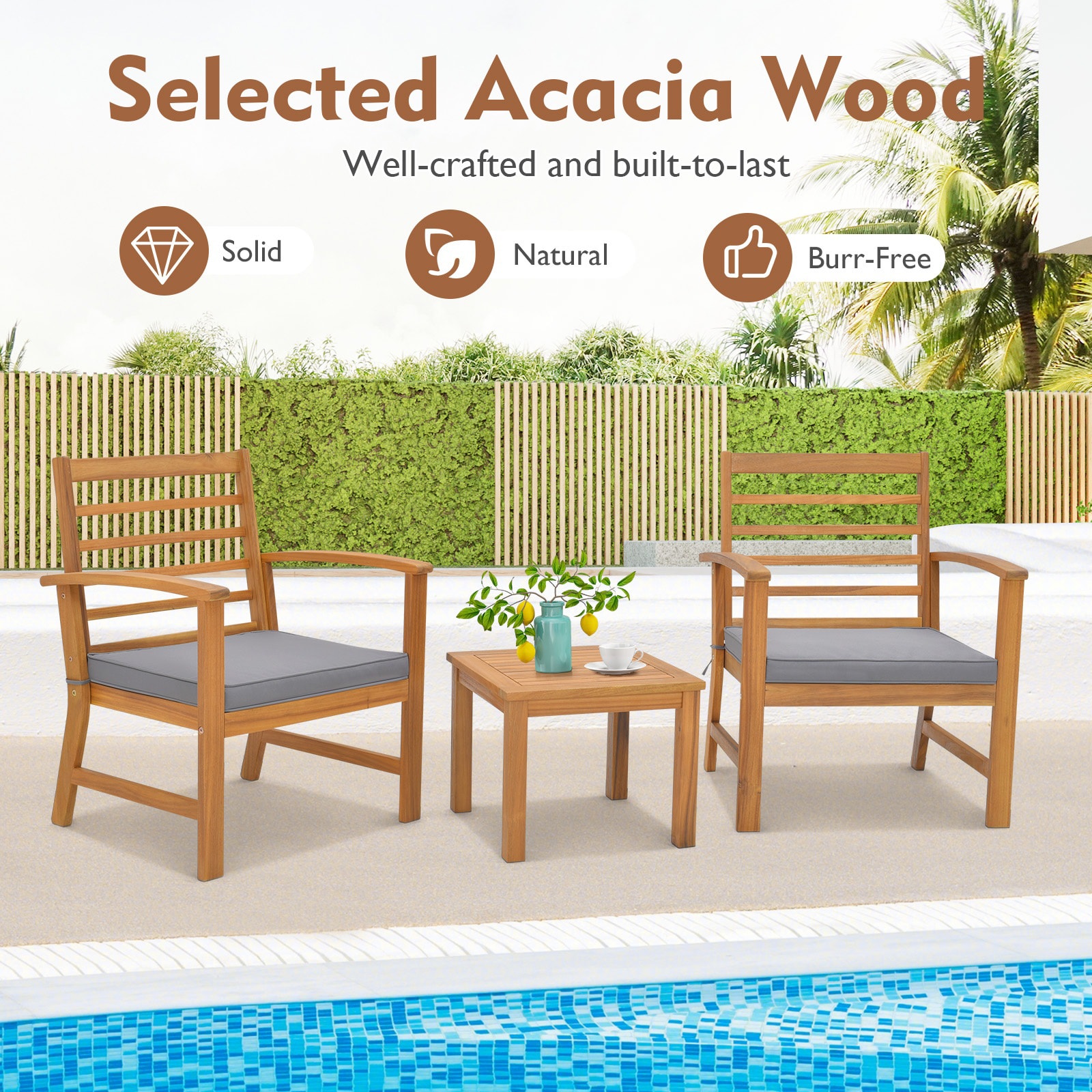 Volenca VOL-XDP5GJ Patio-Conversation-Sets - View #4