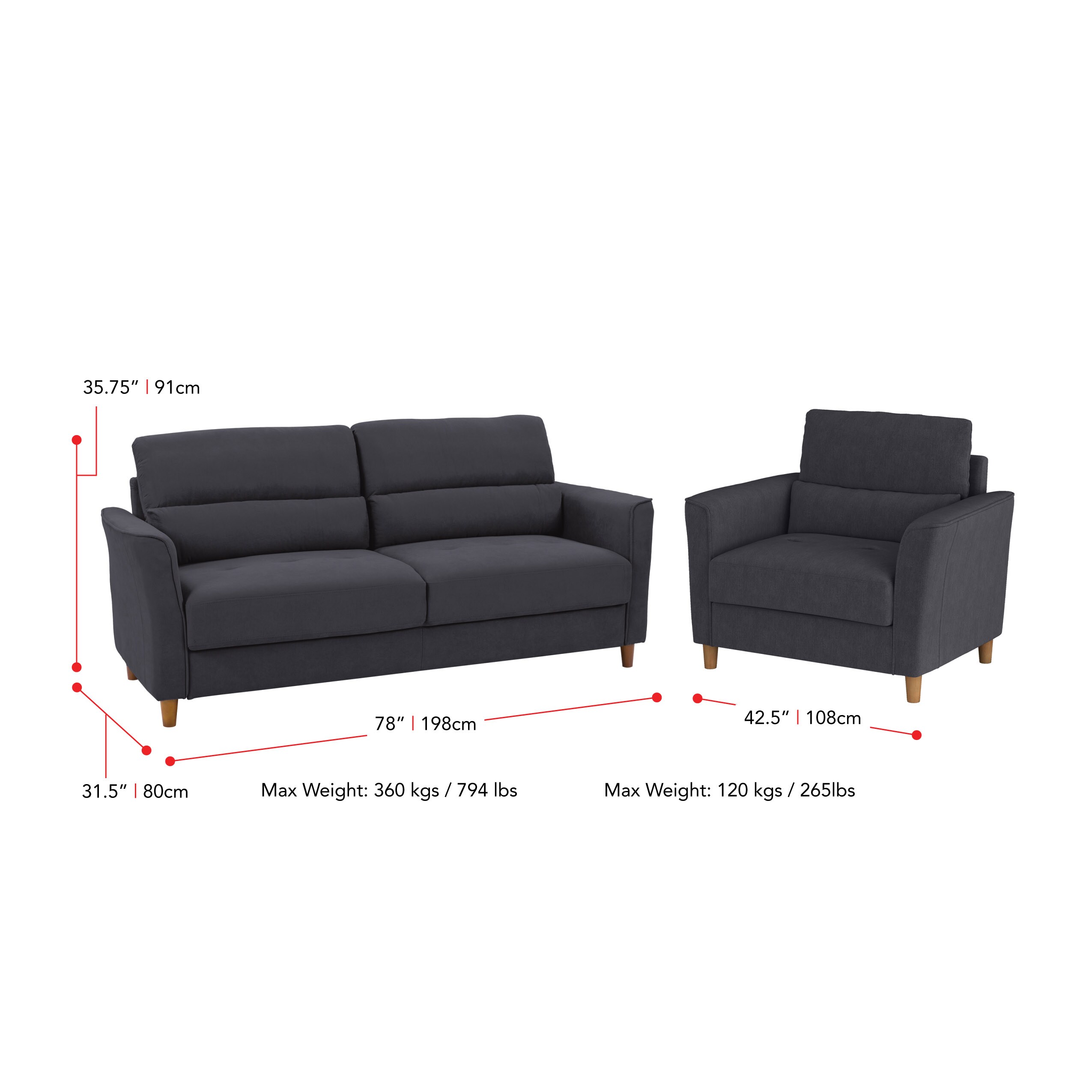 CorLiving LGA-201-Z3 Living-Room-Sets - View #9