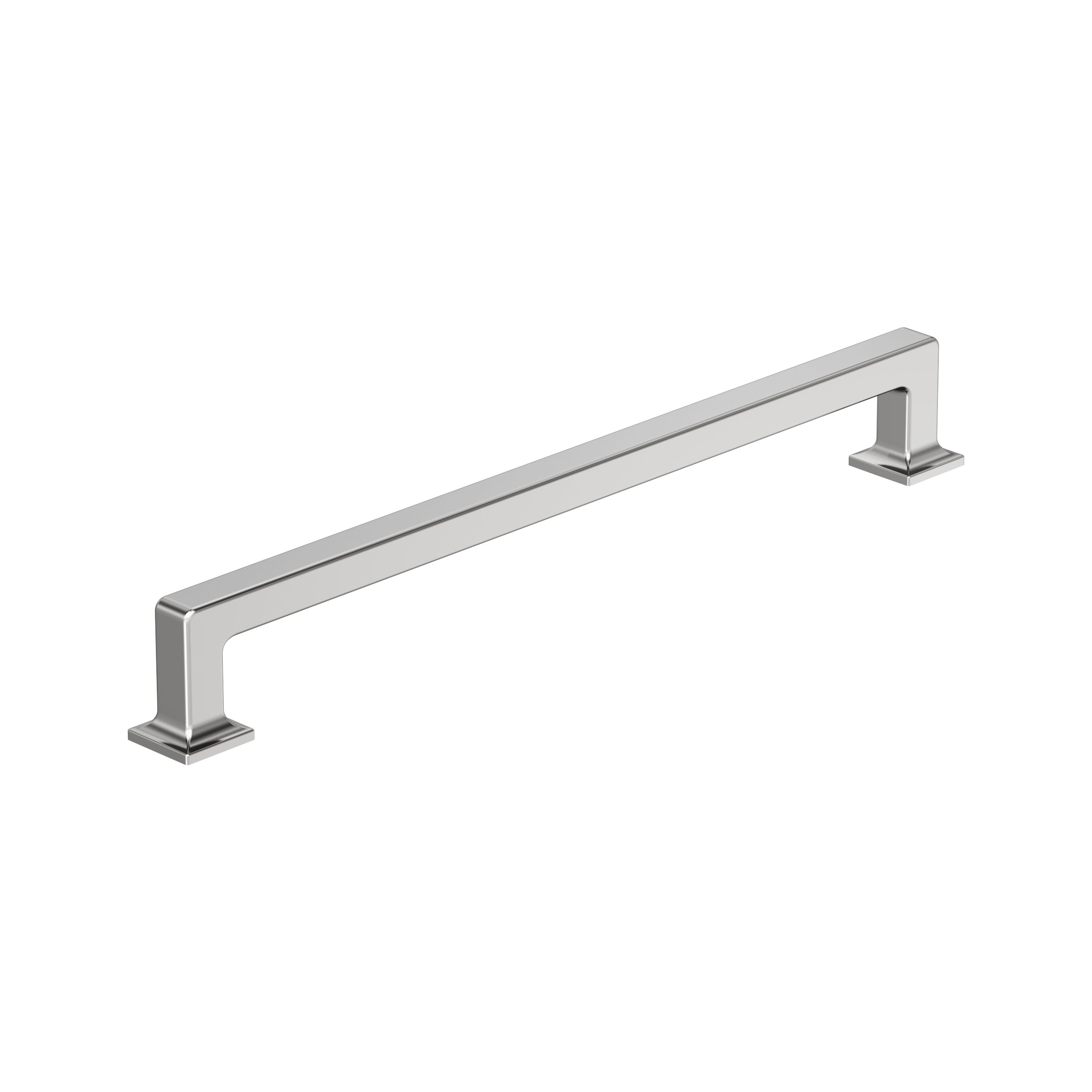 Amerock BP3744726 Lintel 10-1/16-in , 256mm Center to Center Polished Chrome Rectangular Bar