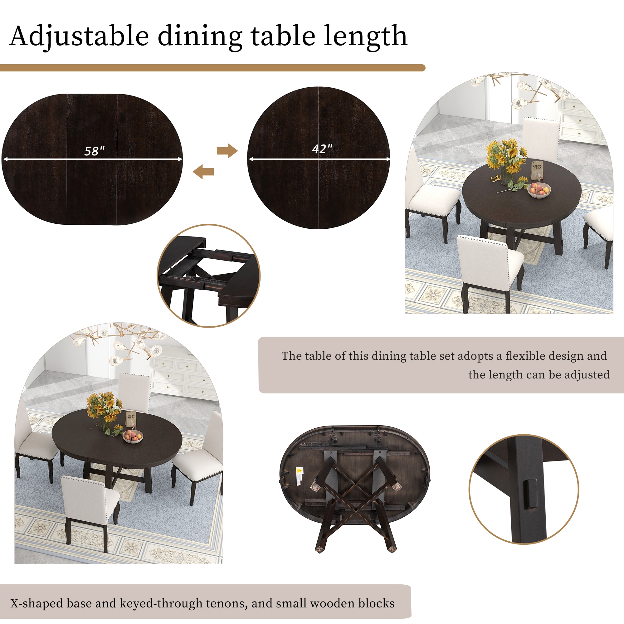 ModernLuxe WF291263AAP Dining-Tables - View #3