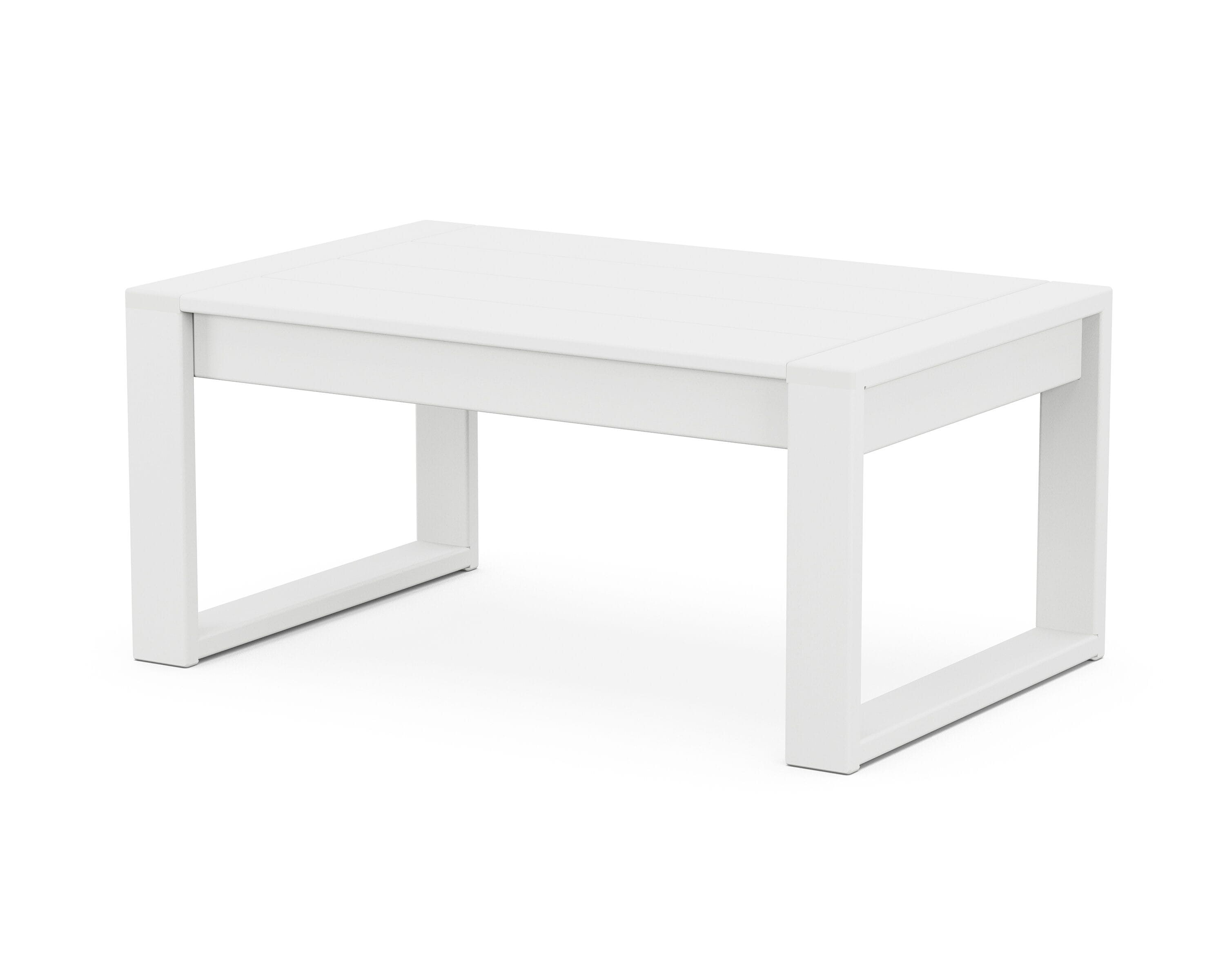 Trex Outdoor Furniture TX4609-CW Eastport Rectangle Outdoor Coffee Table 22.36-in W x 34.87-in L