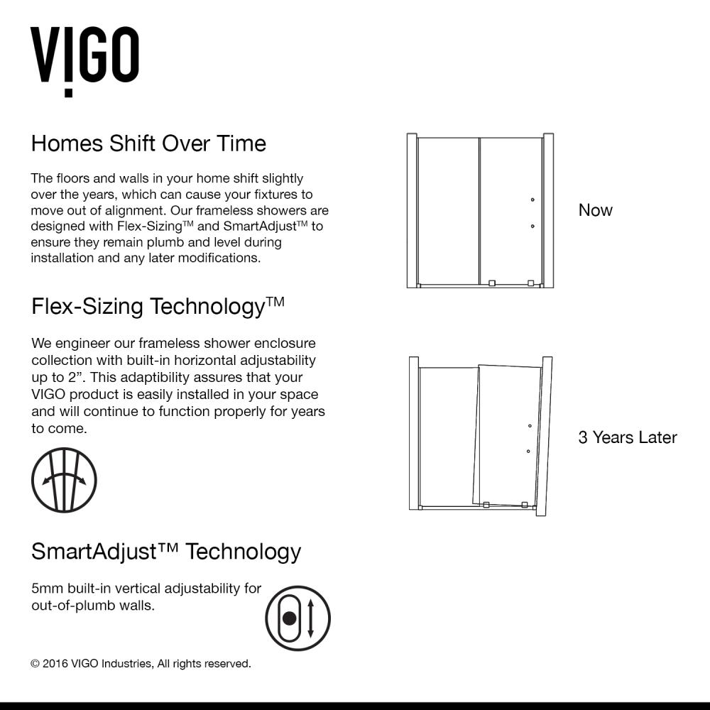 VIGO VG6045CHCL4873 Shower-Doors - View #4