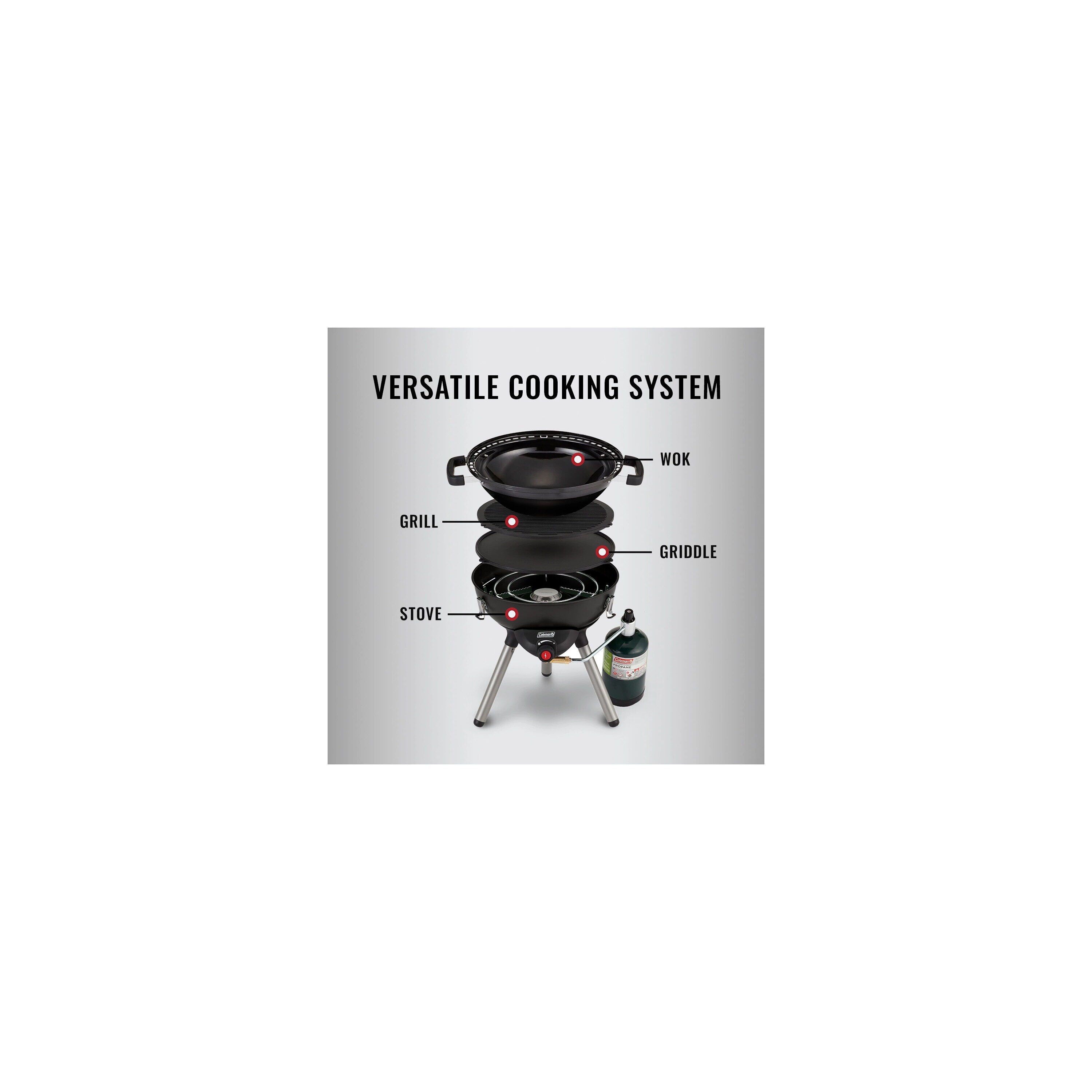 Coleman 1-Burner Propane Electronic Steel Outdoor Stove in the Outdoor  Burners & Stoves department at