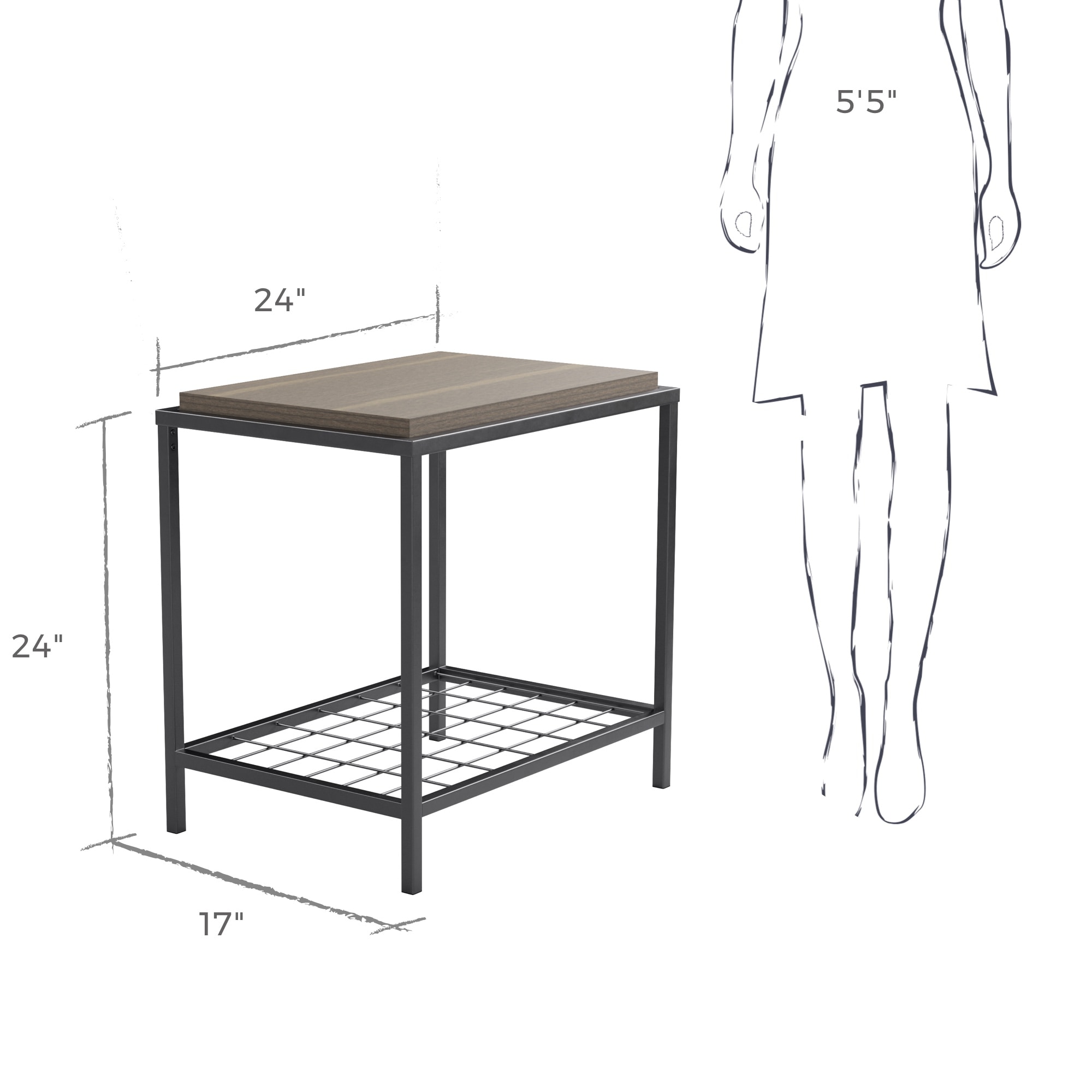 Brookside BS0004ENT24GR End-Tables - View #3