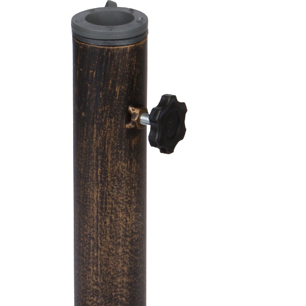Trademark Innovations UMBASE-HSHTG-BRNZ Umbrella-Bases - View #3
