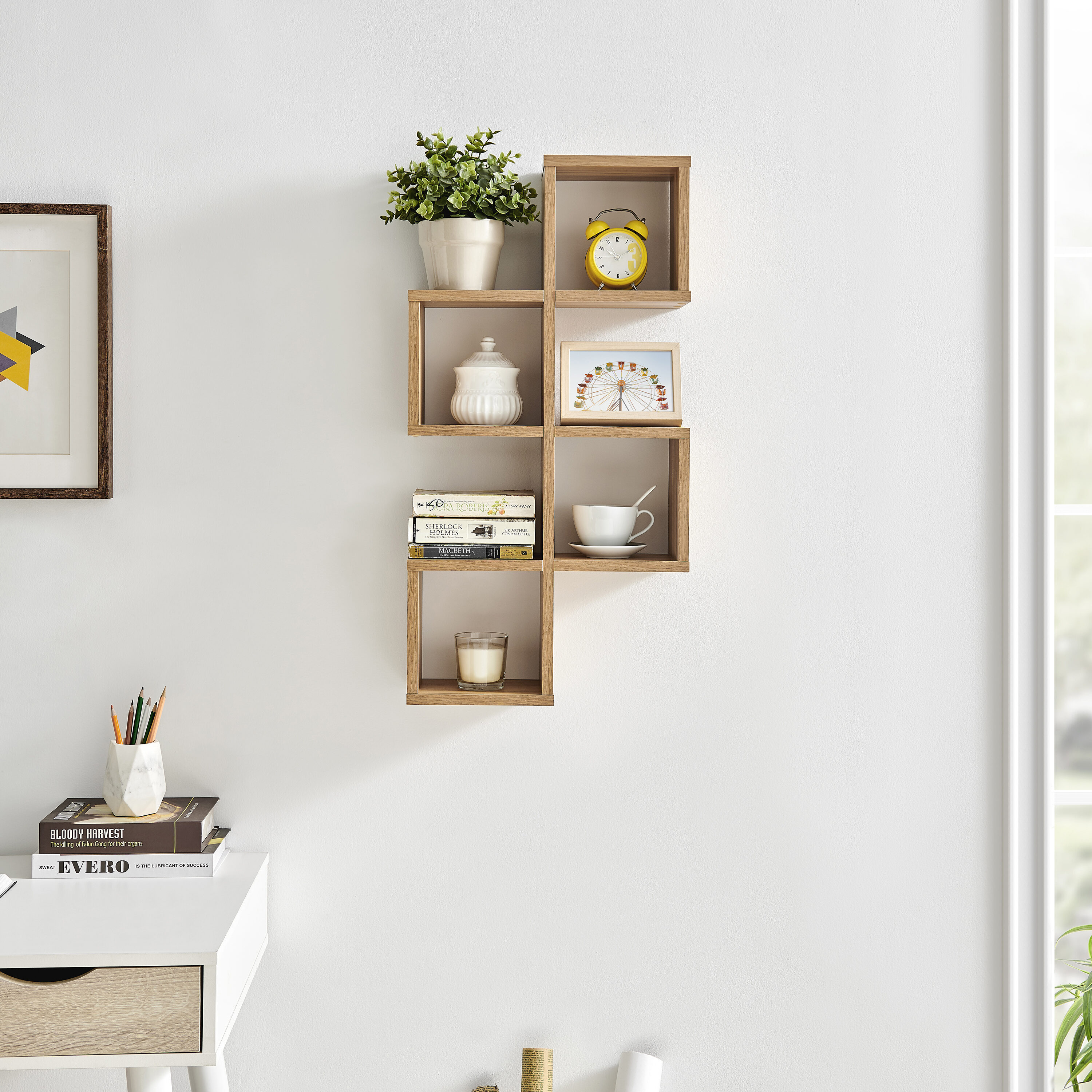 Danya B. XF160707CNT Wall-Mounted-Shelving - View #3