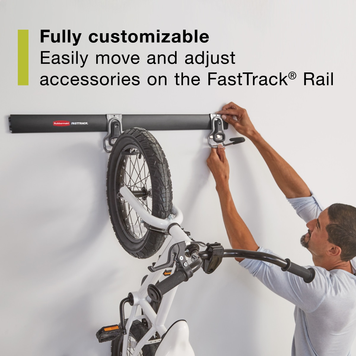 Rubbermaid 1910371 Garage-Storage-Rail-Sys-Acc - View #5