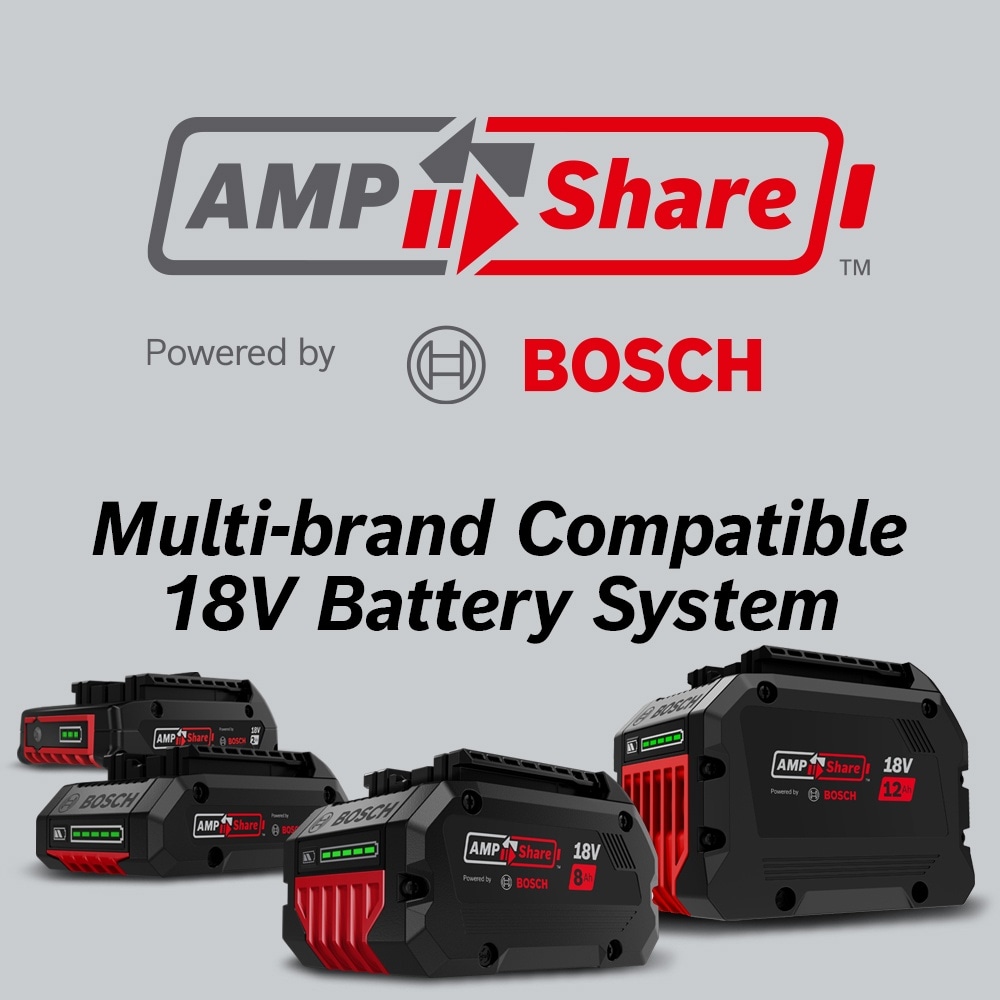 Bosch 18-V 4 Amp-Hour; Lithium Battery Kit (Charger Included) in the Power  Tool Batteries & Chargers department at