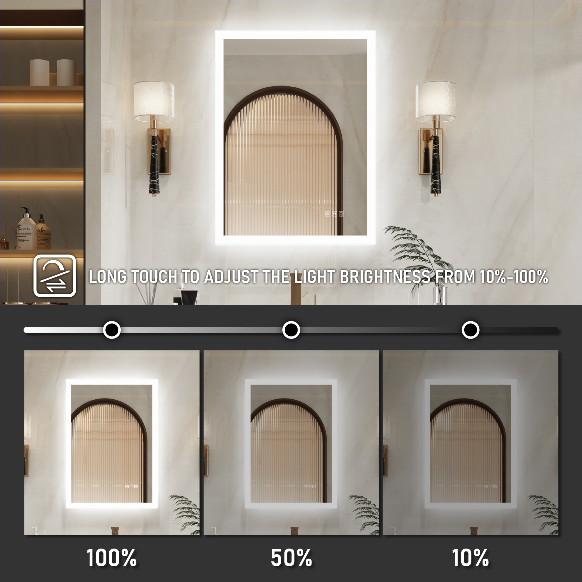 Forclover MRE-7GX2432 Framed-Bath-Mirrors - View #9