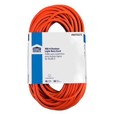 16/3 6ft 300V SJTW Extension Cord LIGHTED END Indoor/Outdoor 6 Feet 10 Pack 