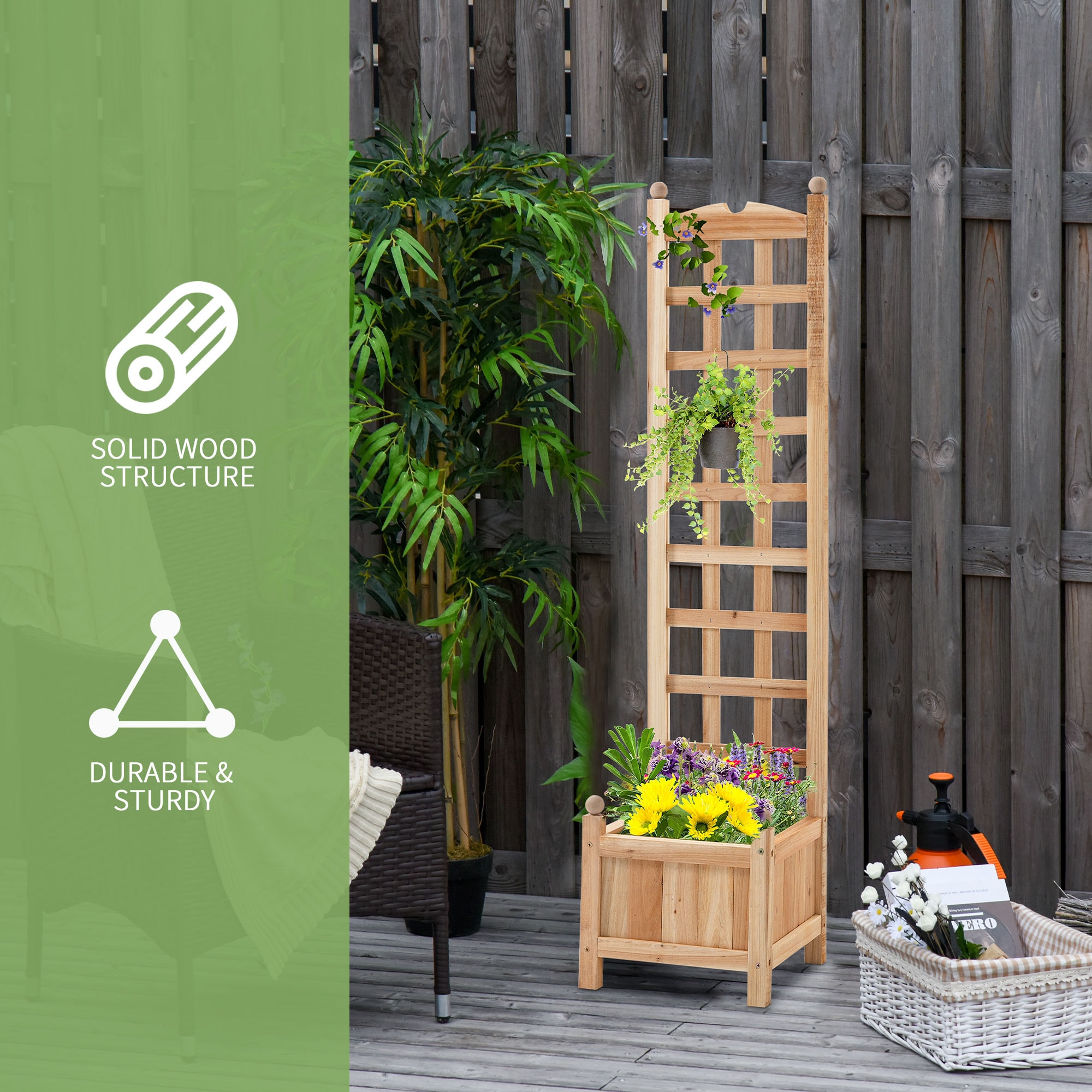 AHIOU HOME ZAAHG-P174406GB Raised-Planter-Boxes - View #3