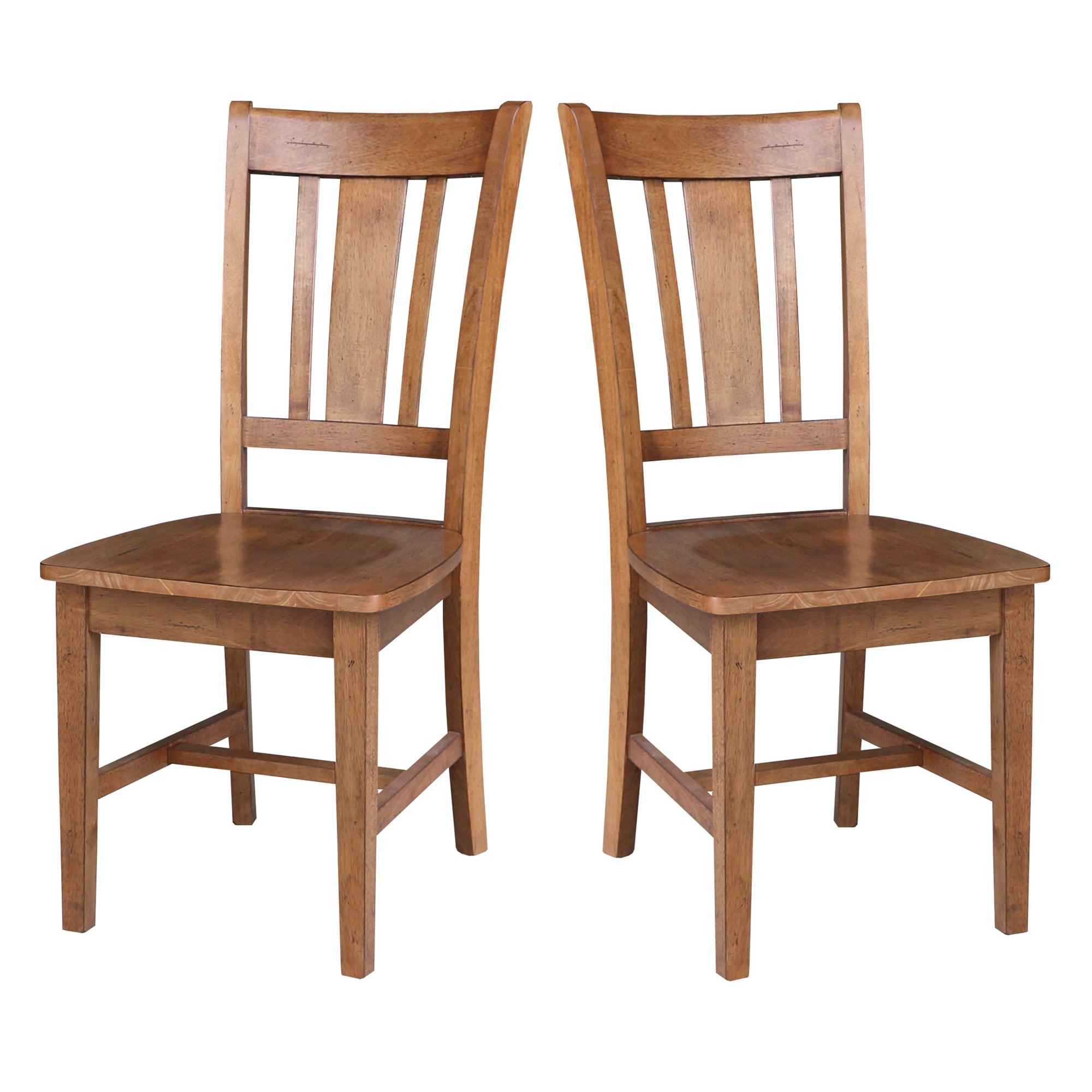 International Concepts C42-10P Set of 2 Traditional Dining side chair ( Wood Frame )
