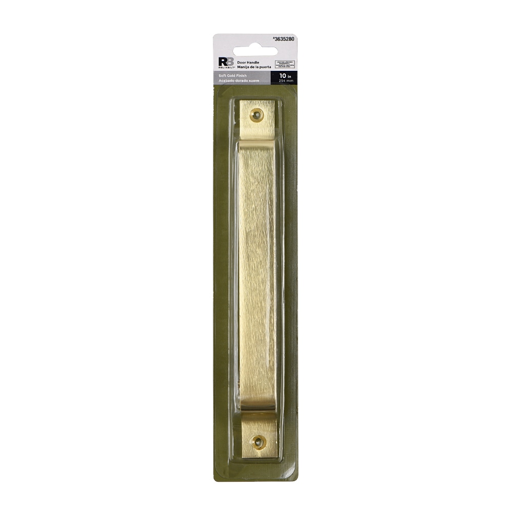 RELIABILT Soft Gold Indoor Single Barn Door Handle In The Barn Door ...